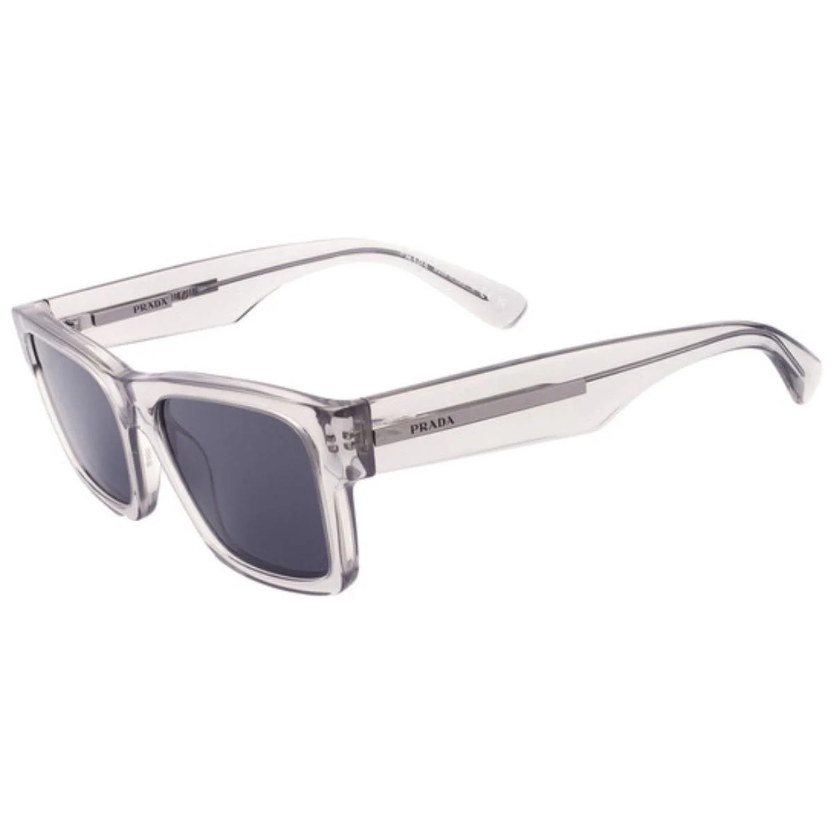PRADA Blue Rectangular Men's Sunglasses PR 25ZS U430A9 56 - Image 2
