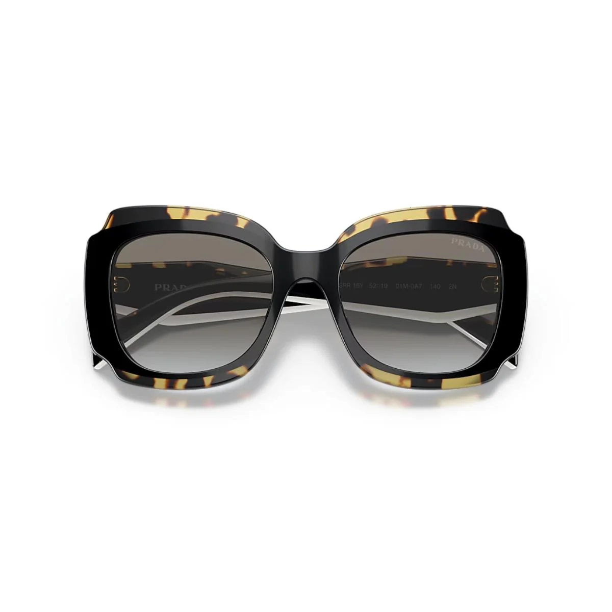 PRADA Dark Gray Irregular Women's Sunglasses PR 16YS 01M0A7 52 - Image 2