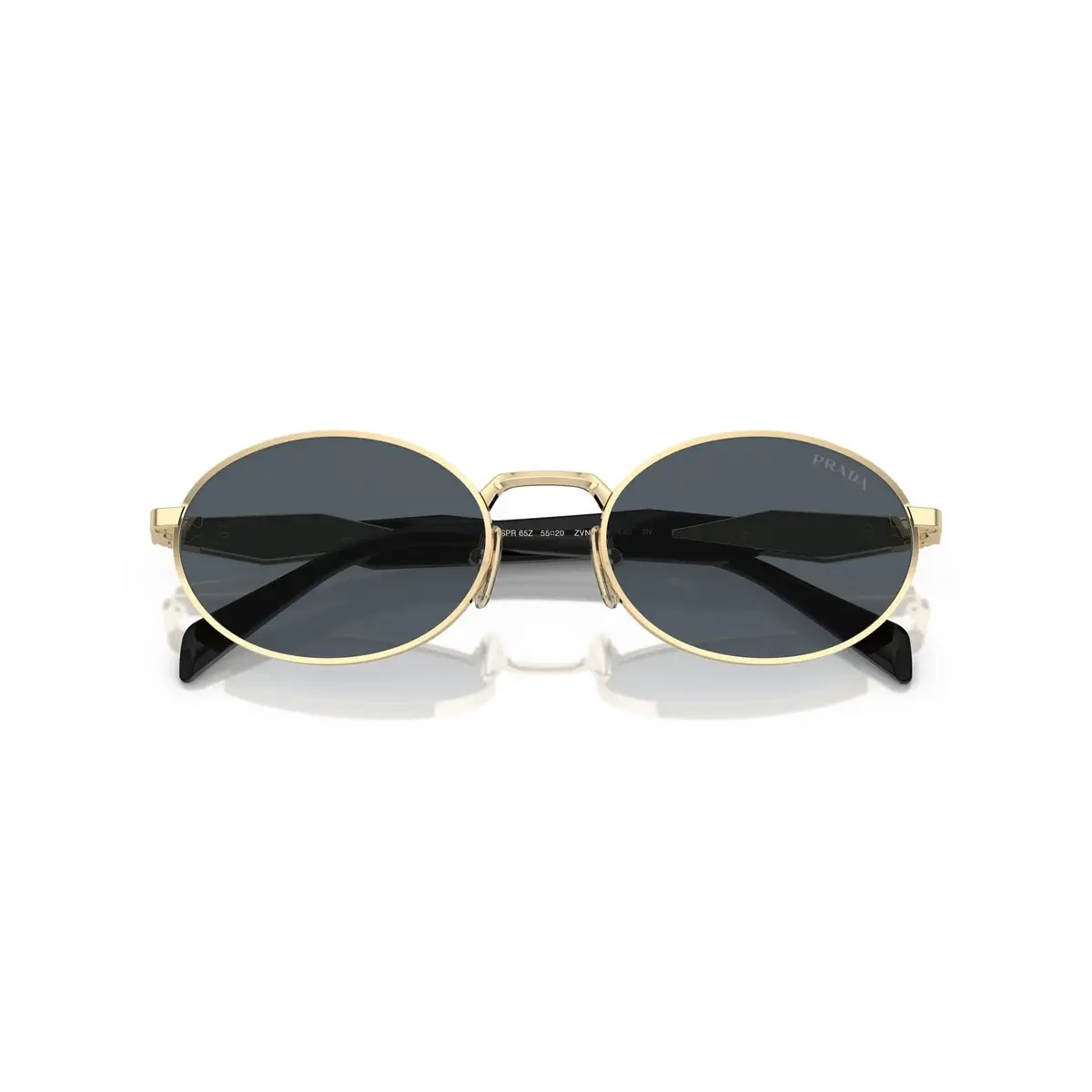PRADA Grey UV Protected Acetate Women's Sunglasses PR65ZS ZVN09T 55 - Image 5