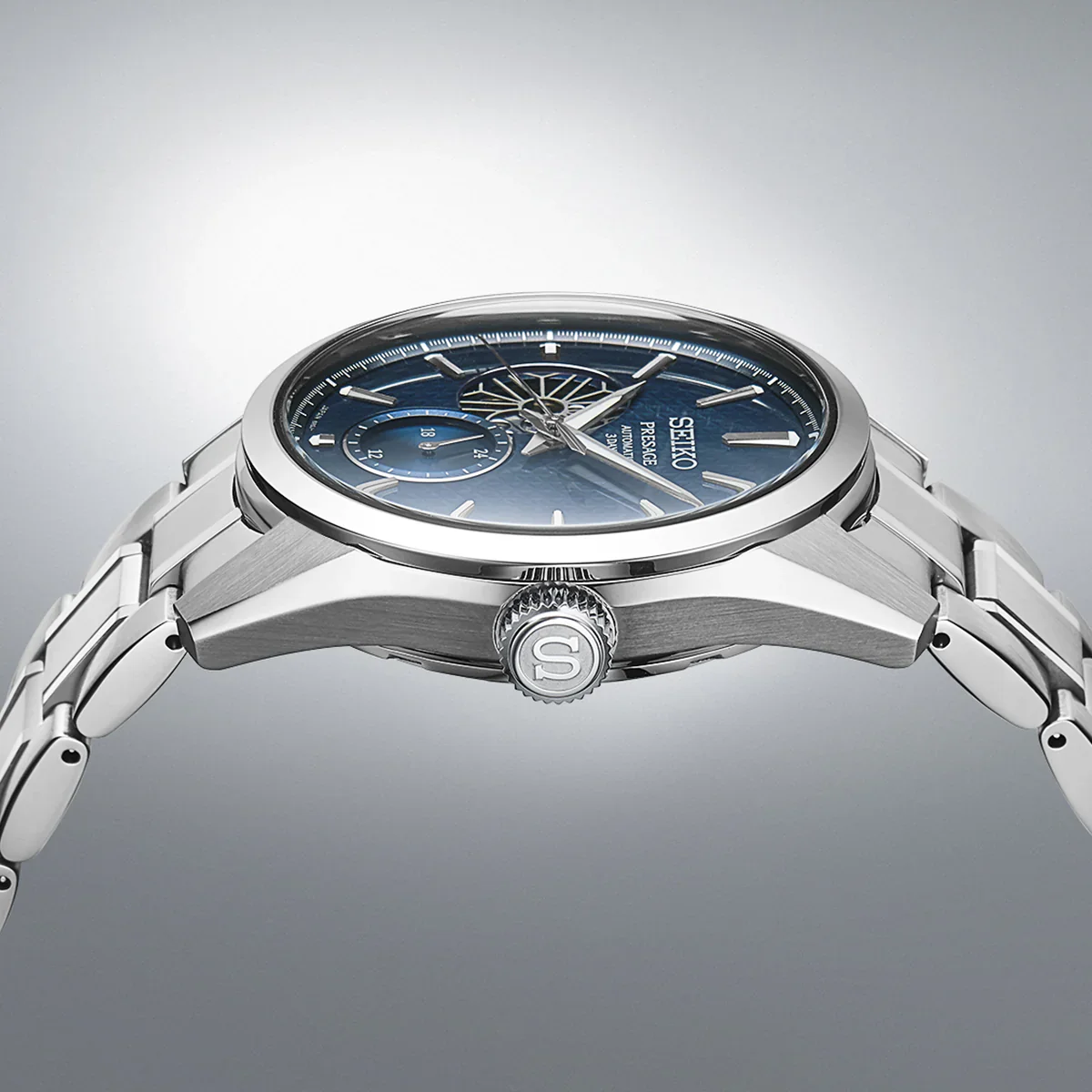 Presage Sharp Edged Asanoha Automatic Blue Dial Men's Watch - SPB417J1 - Image 4