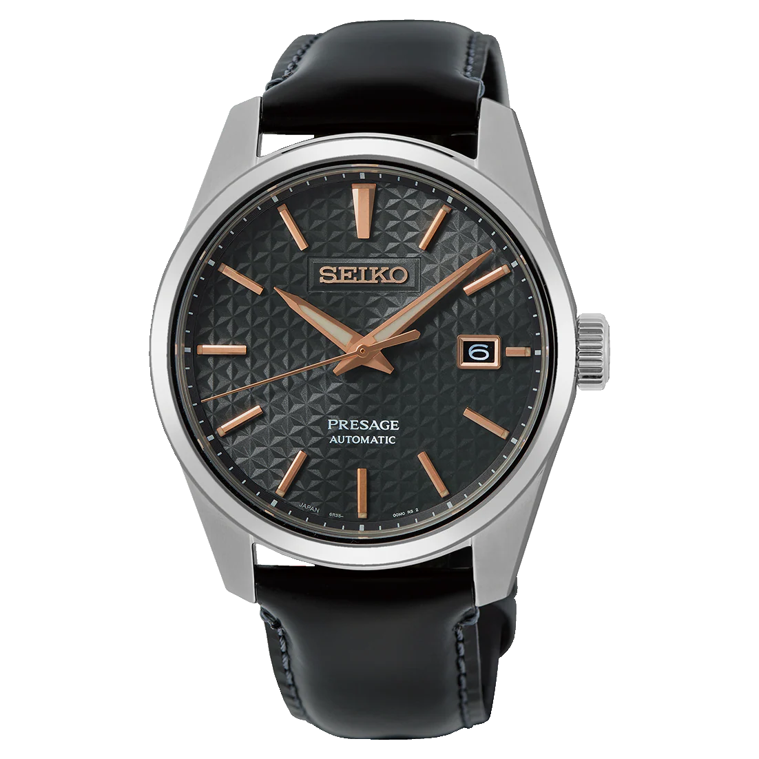 Presage Sharp Edged Series Grey Dial Men's Watch - SPB231J1