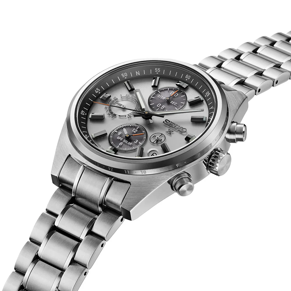 Prospex GPS Solar Chrono Speedtimer White Silver Men's Watch - SSH165J1 - Image 2