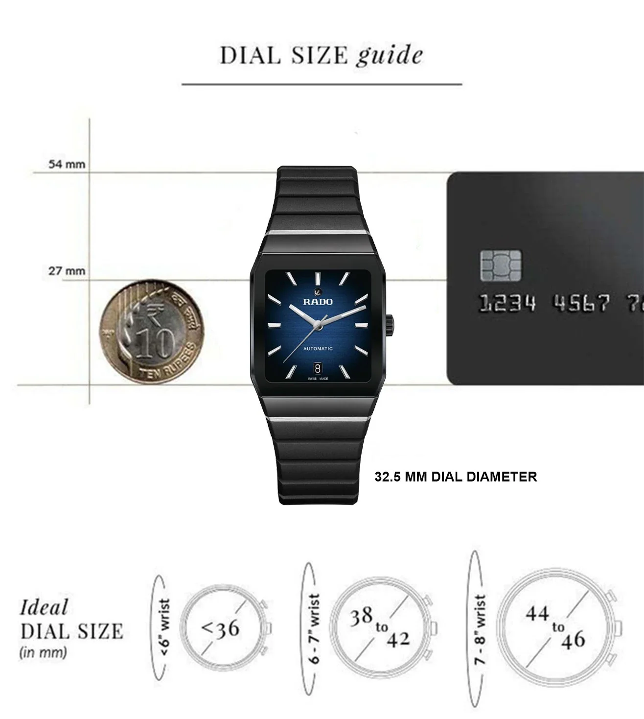 RADO Anatom Automatic Unisex Watch - R10202209 - Image 6
