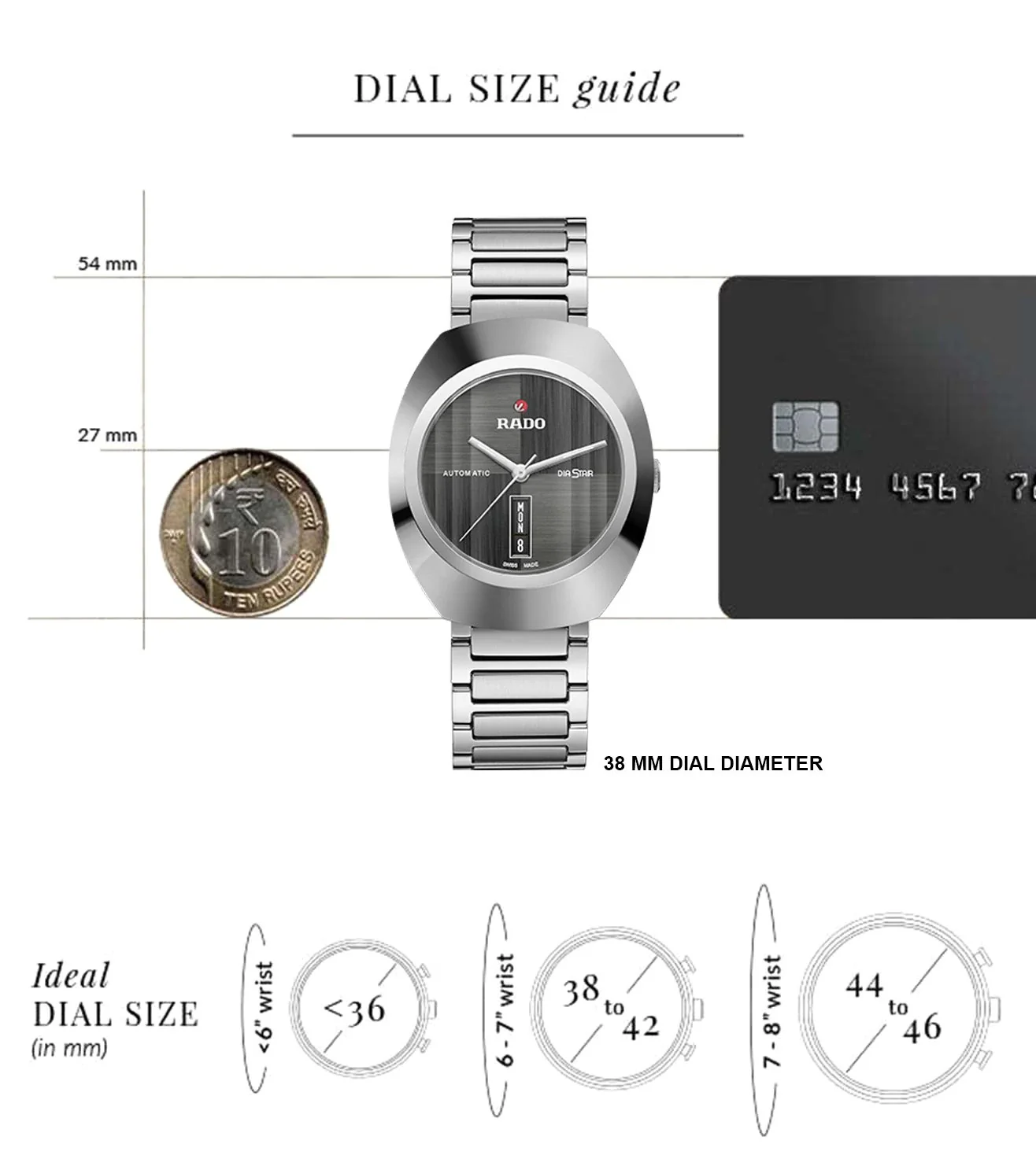 R12160103 | RADO DiaStar Original Automatic Unisex Watch - Image 2