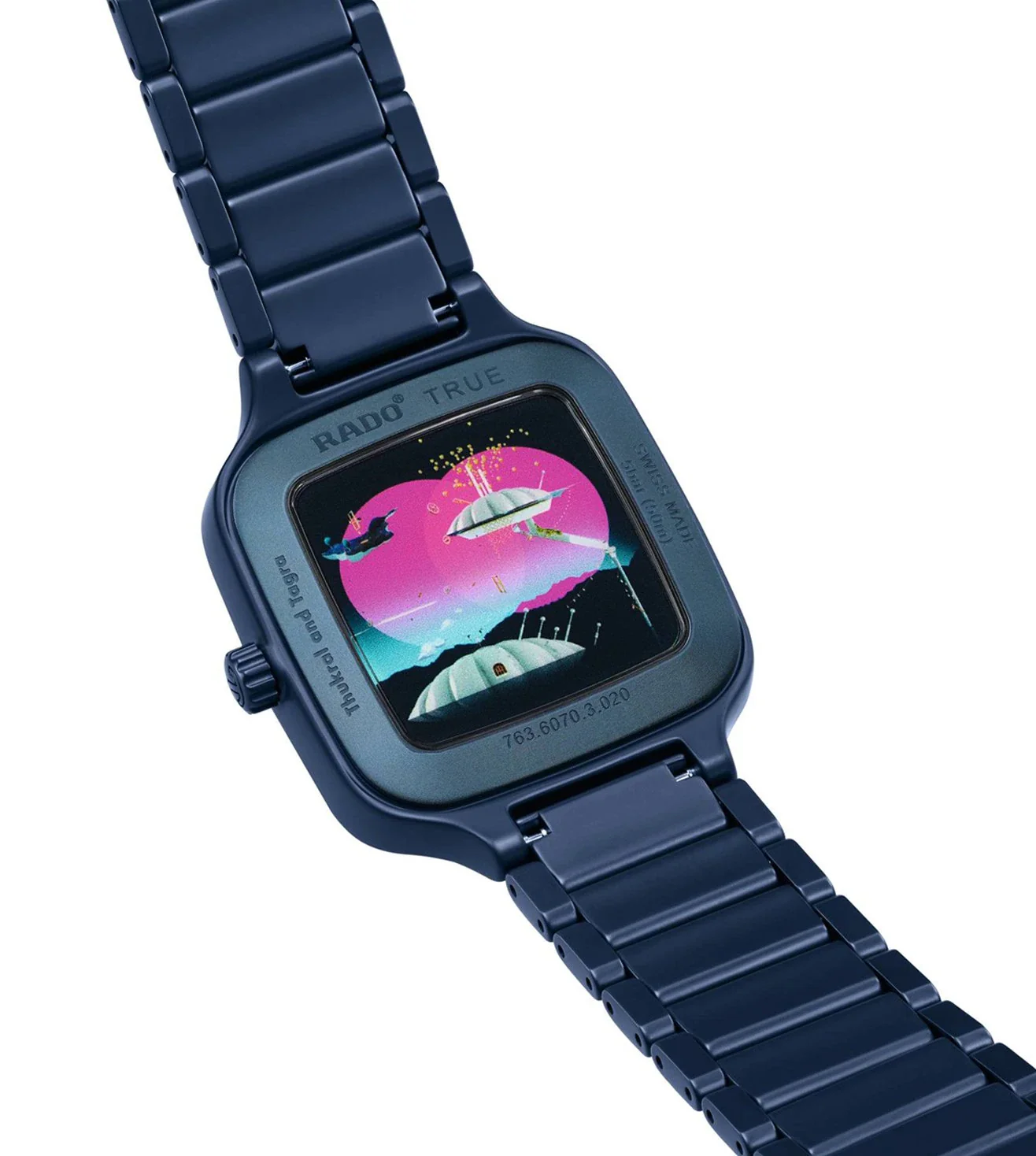 R27070202 | RADO True Square Multifunction Unisex Watch - Image 3