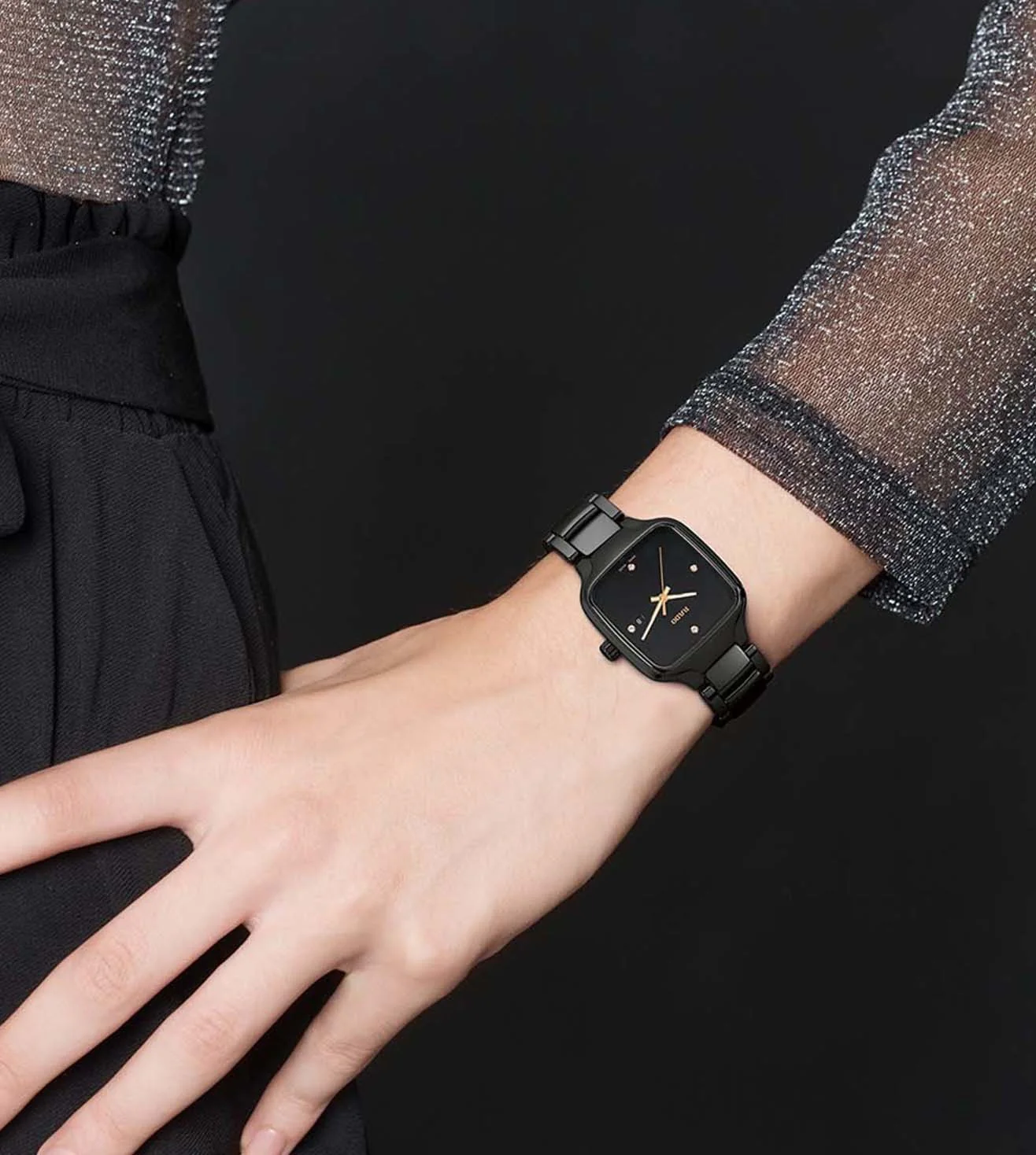 R27080722 | RADO True Square Diamonds Watch for Women - Image 4