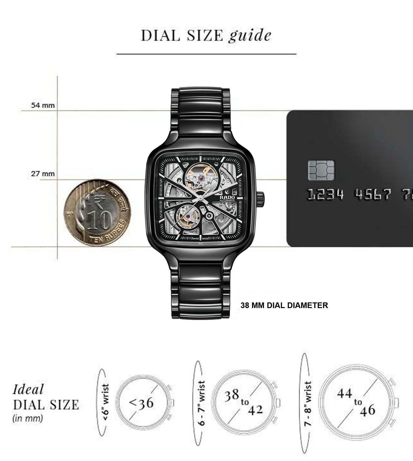 R27086152 | RADO True Square Automatic Unisex Watch - Image 5