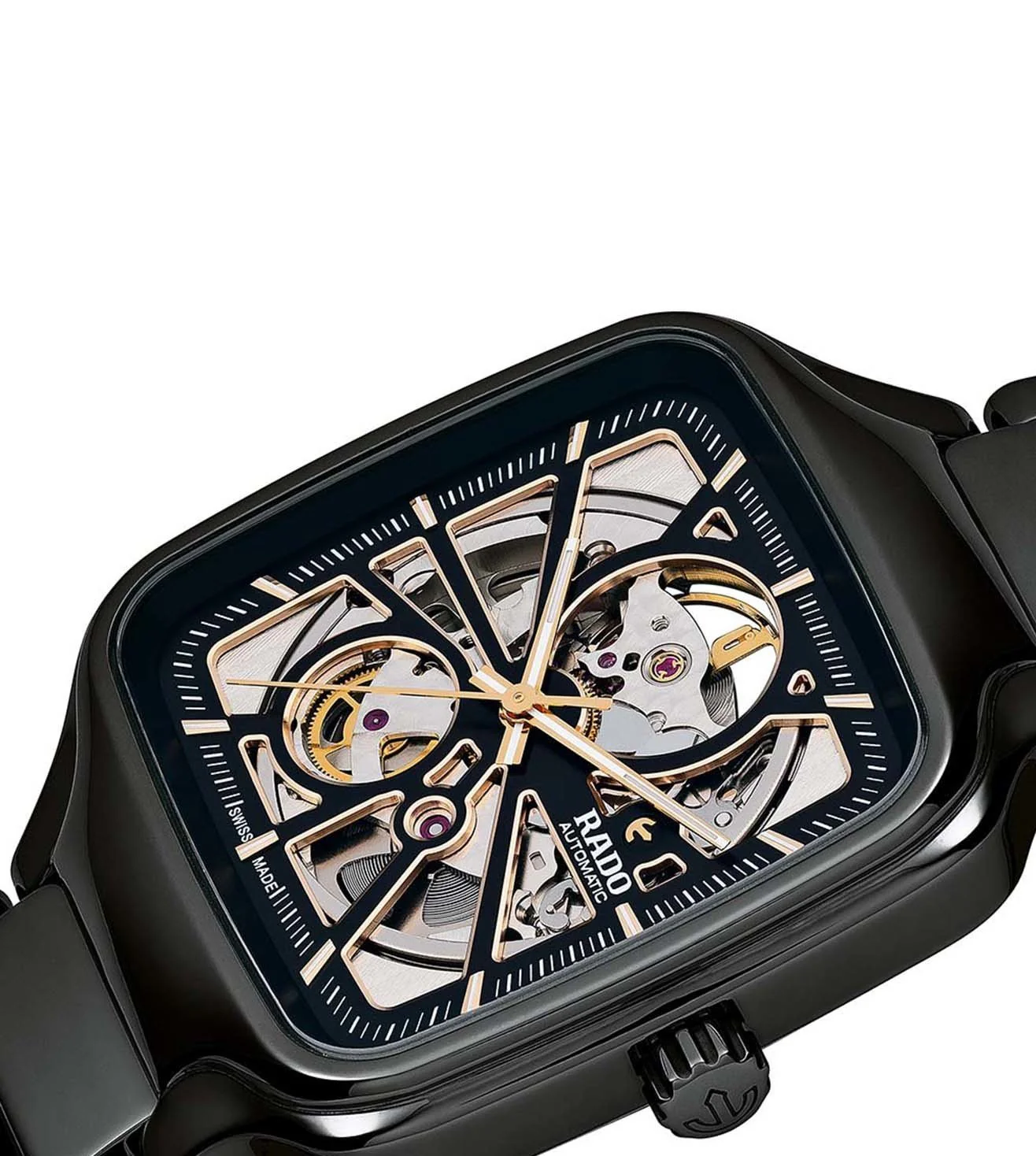 R27086162 | RADO True Square Automatic Open Heart Unisex Watch - Image 3