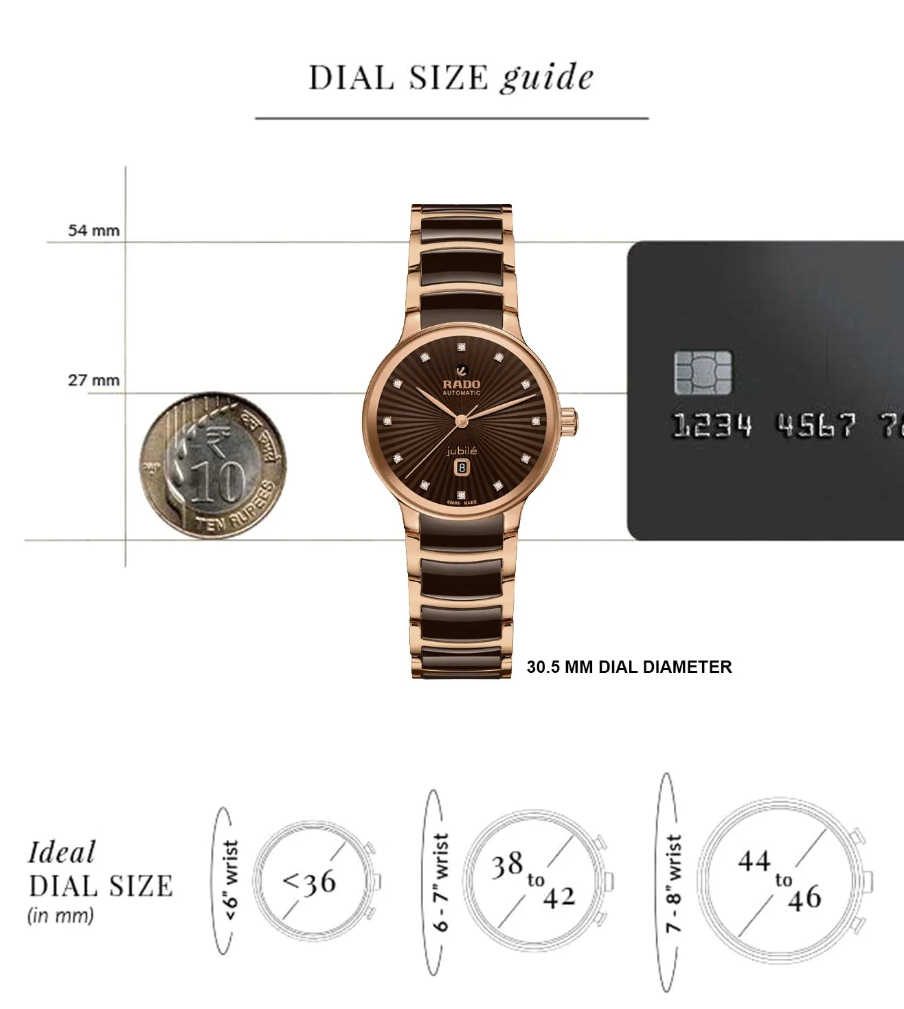 R30019732  | RADO Centrix Automatic Watch for Women - Image 6