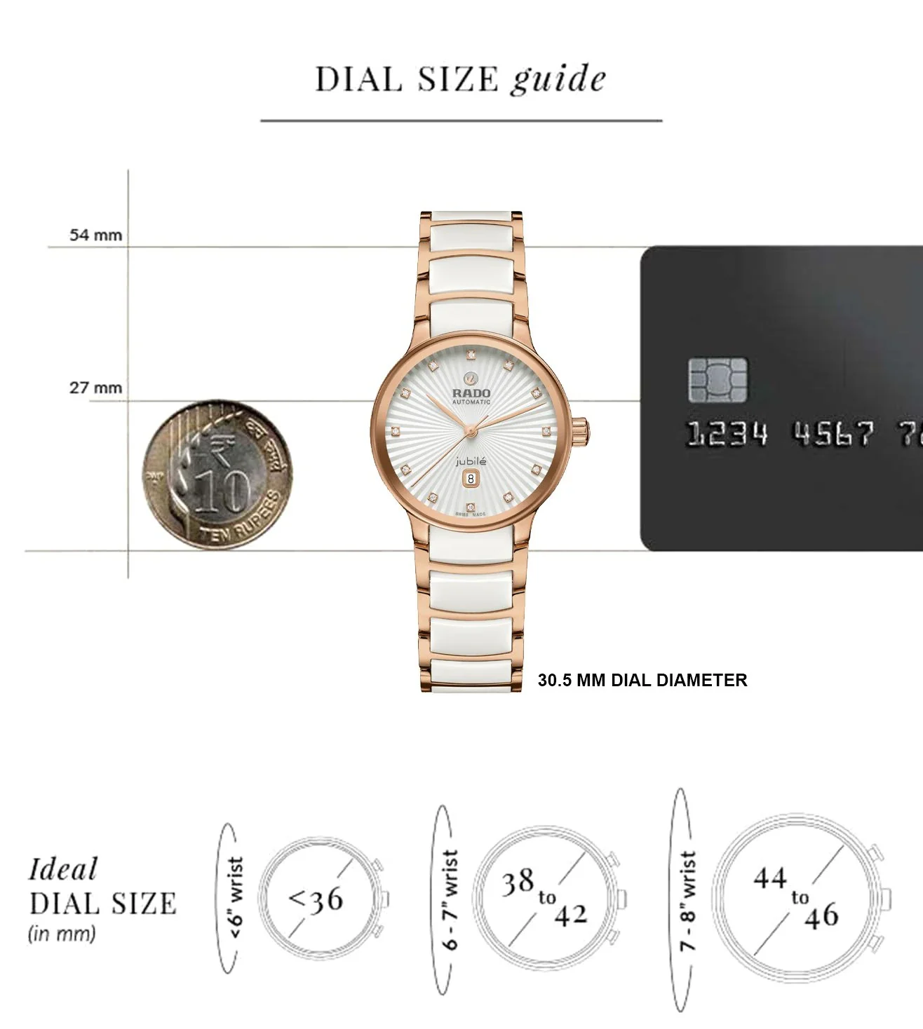 R30019744 | RADO Centrix Automatic Watch for Women - Image 6