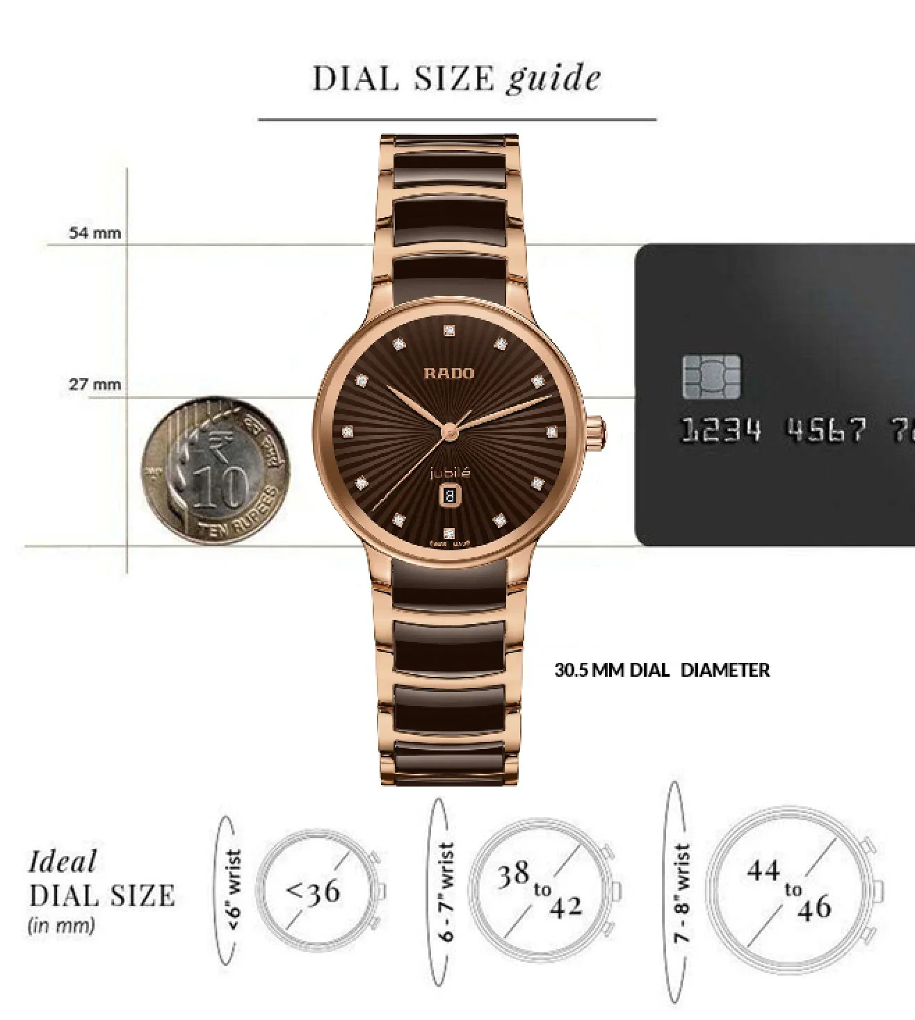 R30024732 | RADO Centrix Diamonds Watch for Women - Image 6