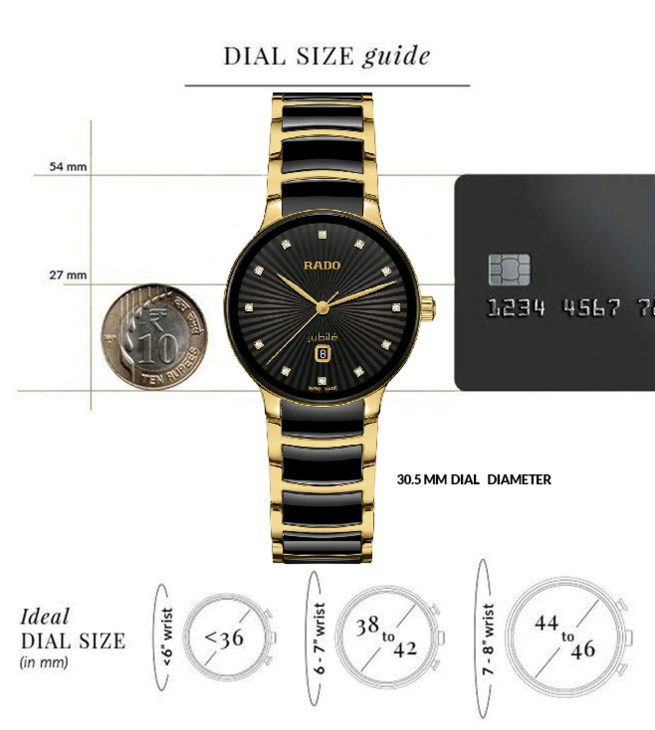 R30025742 | RADO Centrix Diamonds Watch for Women - Image 6