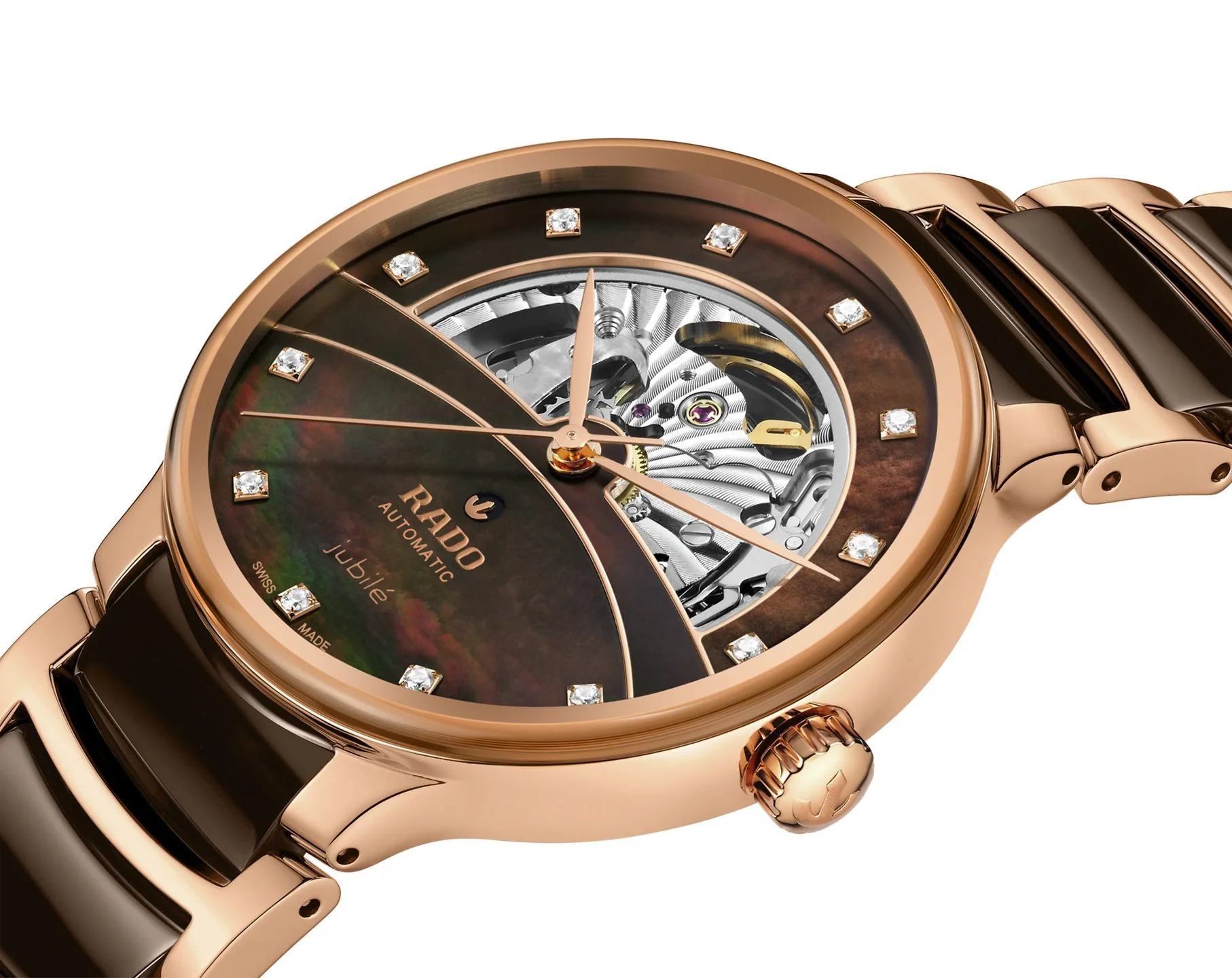 RADO Centrix Automatic Diamonds Open Heart Watch - R30028902 - Image 2