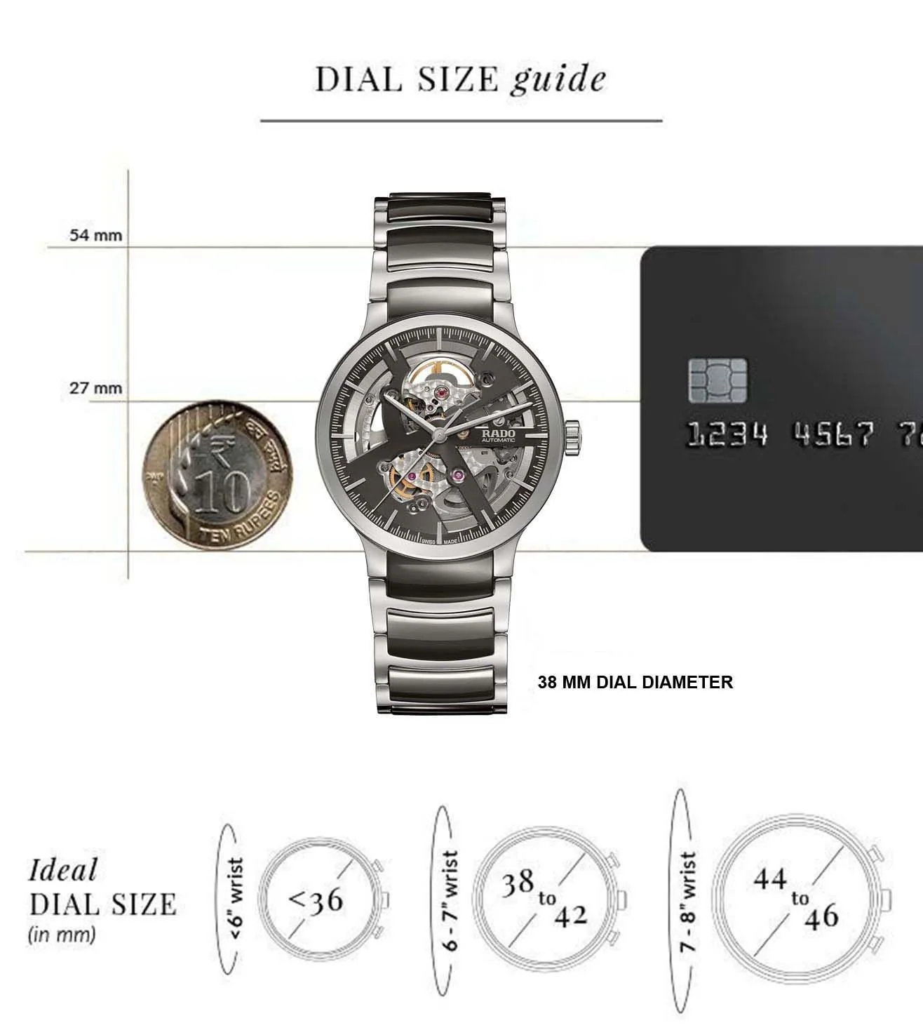 R30179114 | RADO Centrix Unisex Watch - Image 2