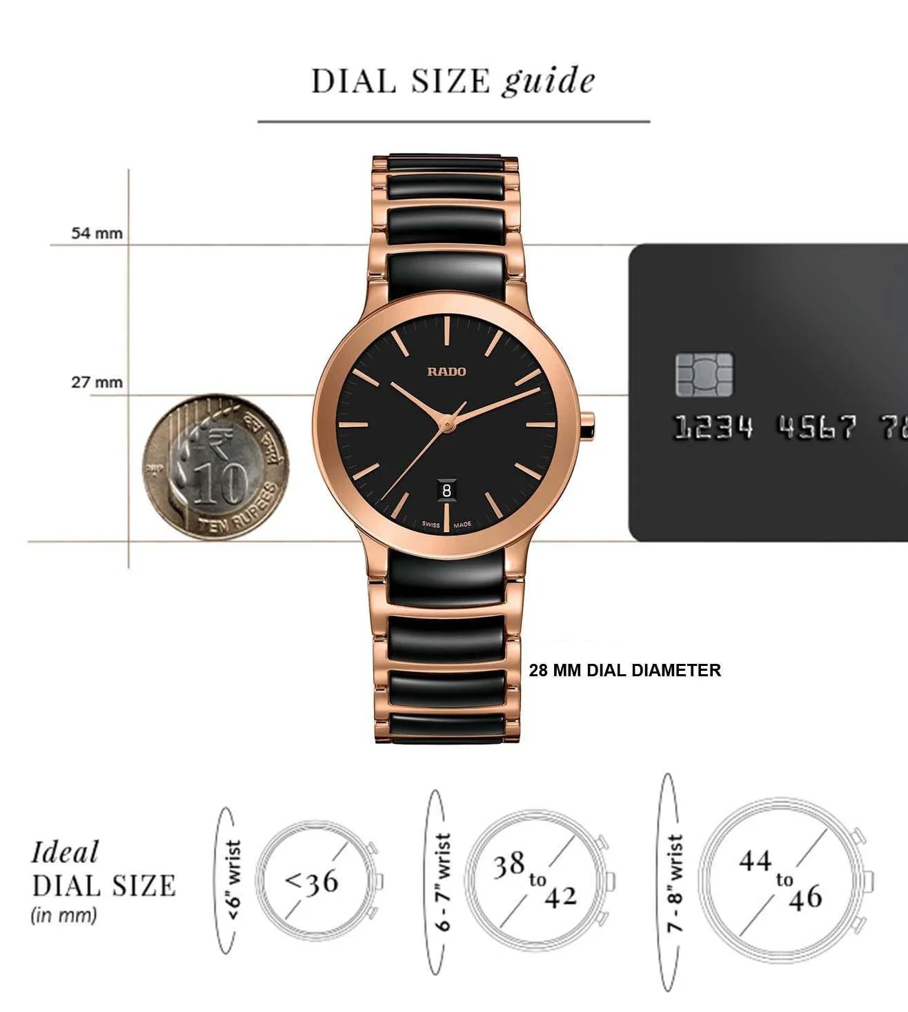 R30555172 | RADO Centrix Watch for Women - Image 5