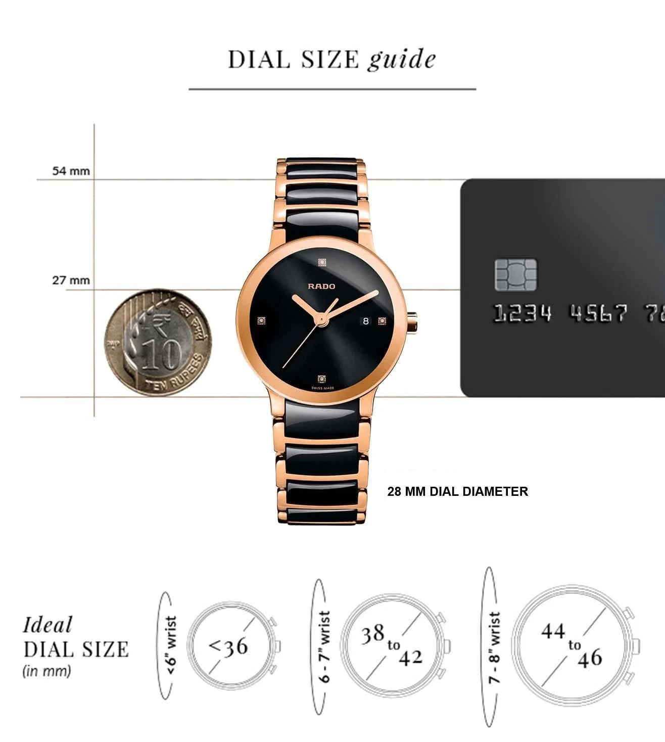 R30555712 | RADO Centrix Diamonds Watch for Women - Image 5