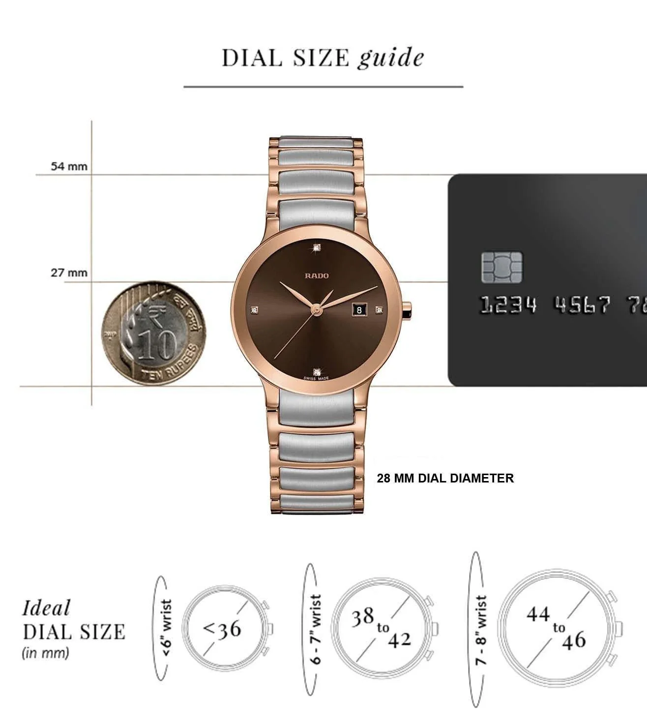 R30555743  | RADO Centrix Diamonds Watch for Women - Image 5