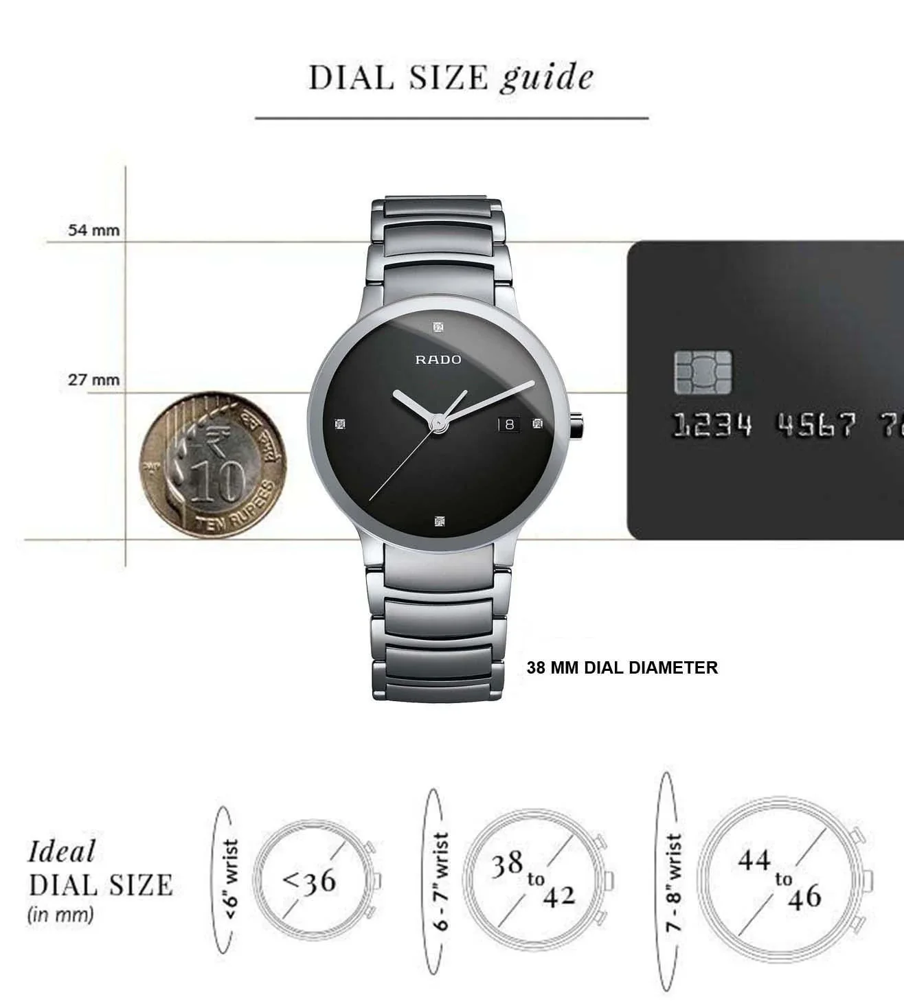 R30927713 | RADO Centrix Diamonds Watch for Men - Image 5