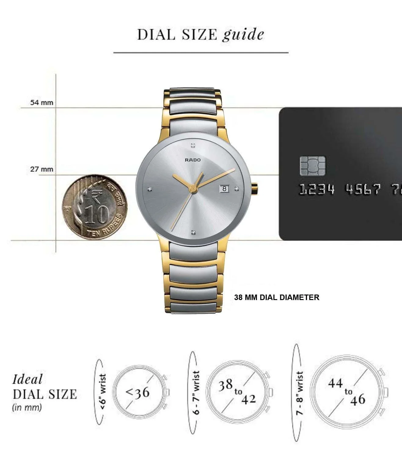 R30931713 | RADO Centrix Diamonds Watch for Men - Image 3