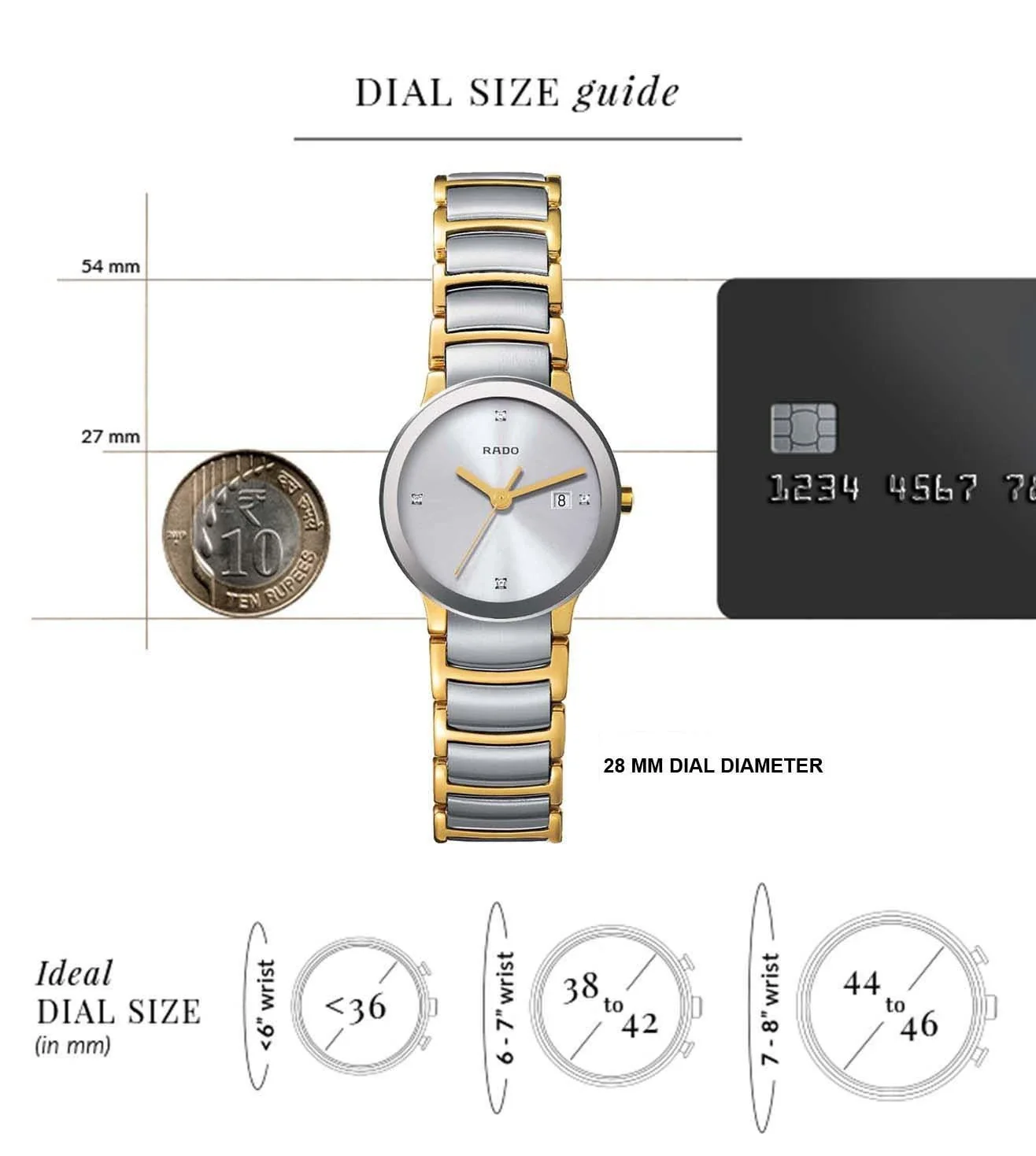 R30932713 | RADO Centrix Diamonds Watch for Women - Image 5