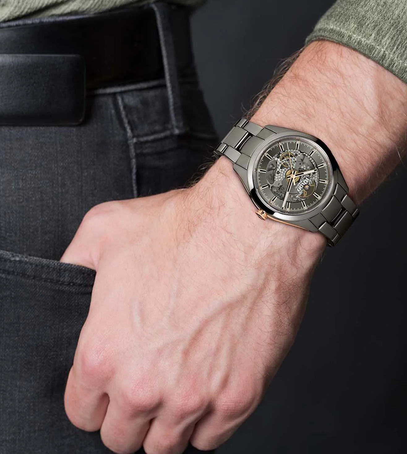 R32021102 | RADO HyperChrome Automatic Open Heart Watch for Men - Image 5