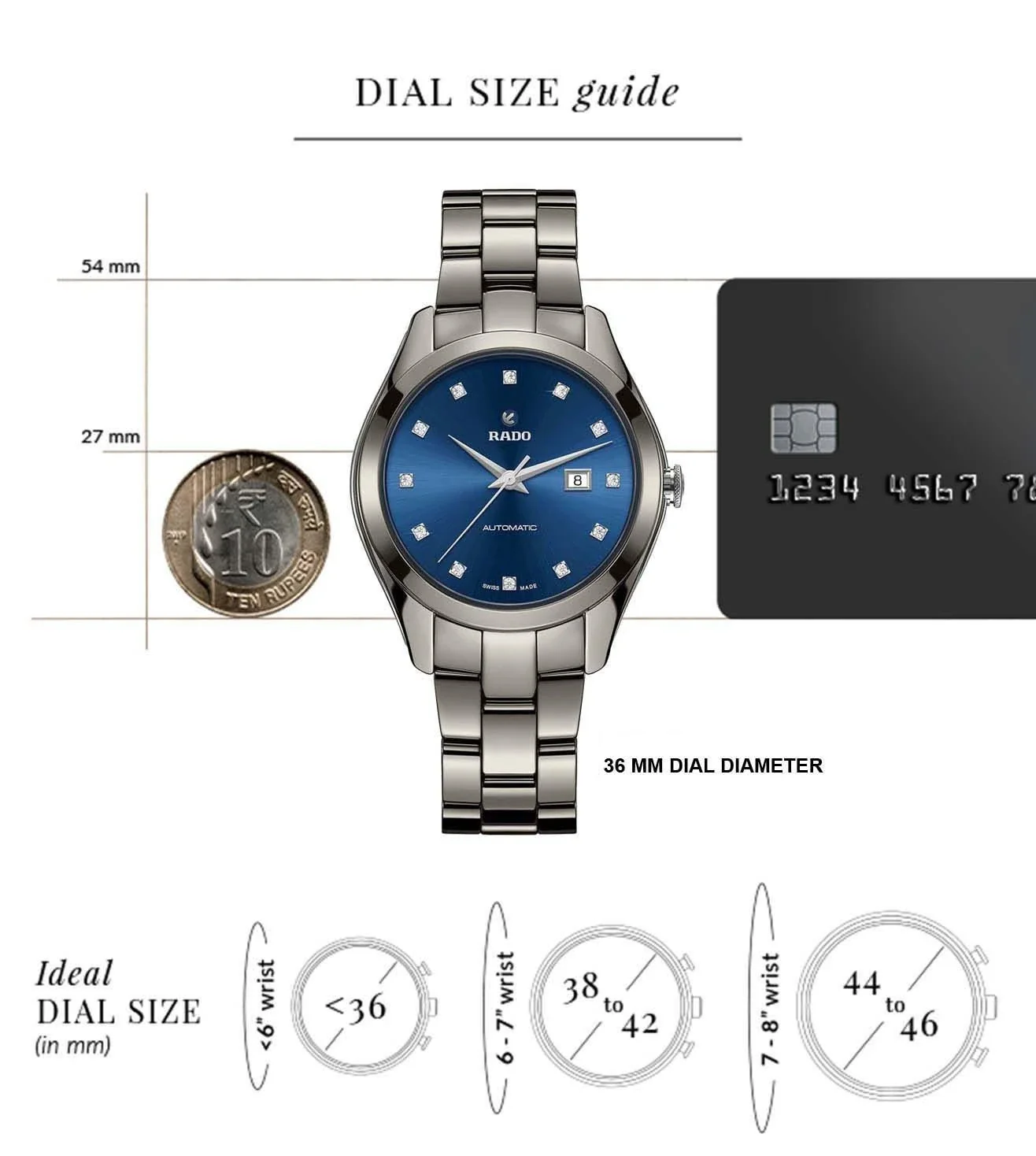 R32041702 | RADO HyperChrome Automatic Watch for Women - Image 2