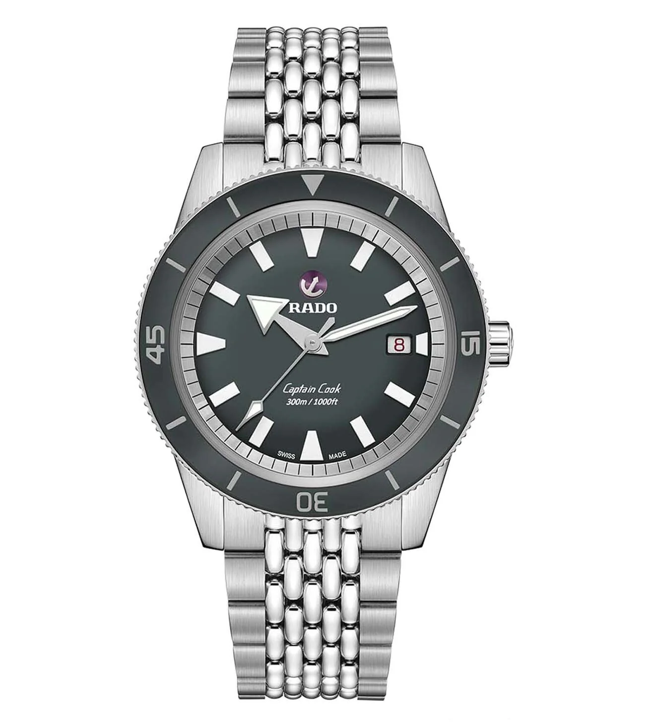 R32105103 | RADO Captain Cook Automatic Watch for Men (2 Additional Straps)