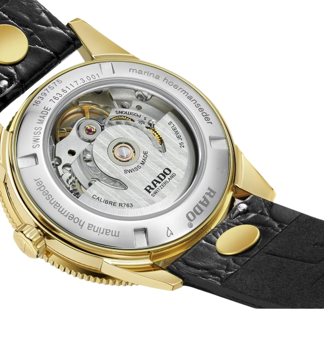 R32117708 RADO Captain Cook Marina Hoermanseder Heartbeat Watch for Women With Additional Strap - Image 4