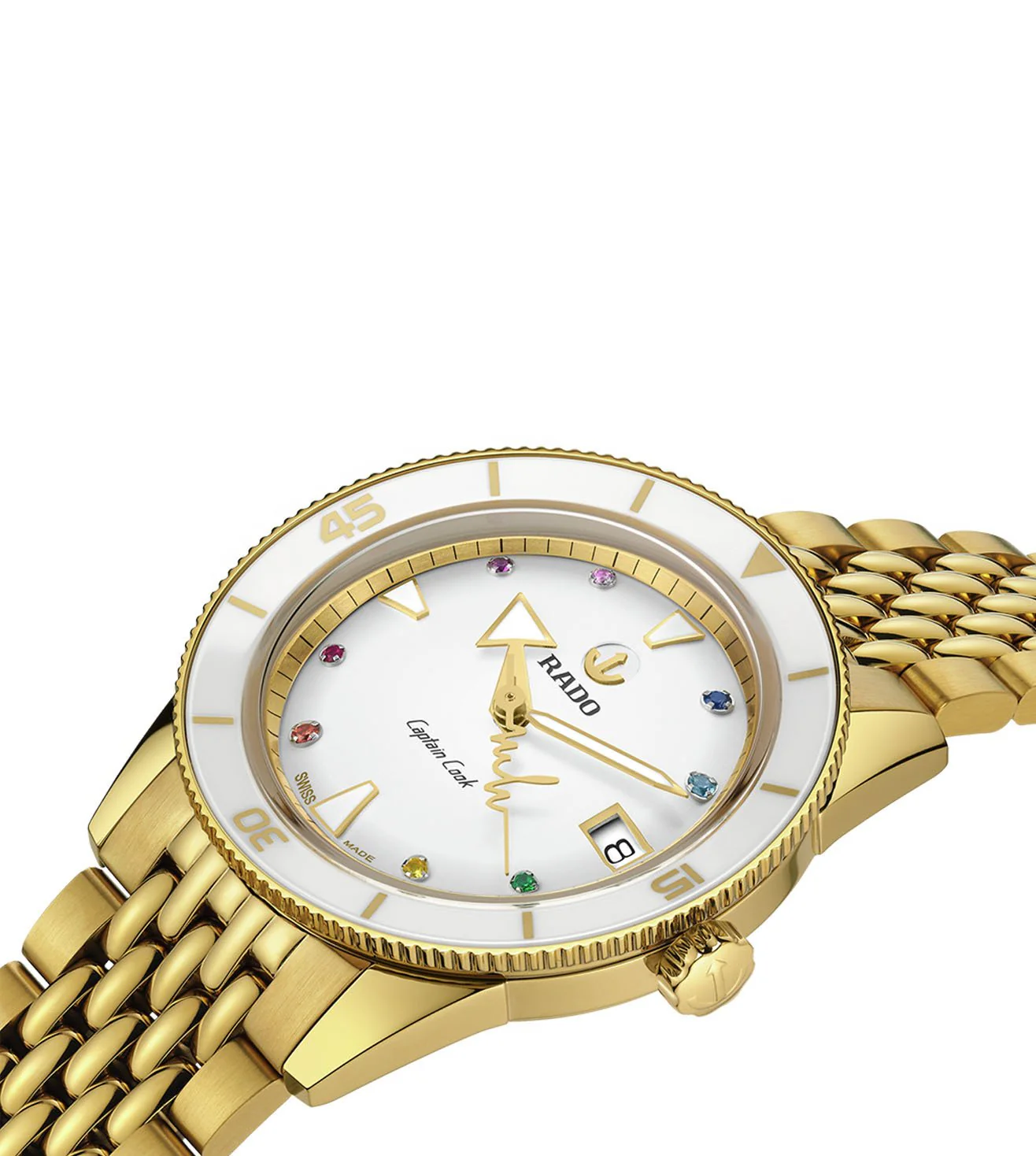 R32117708 RADO Captain Cook Marina Hoermanseder Heartbeat Watch for Women With Additional Strap - Image 5