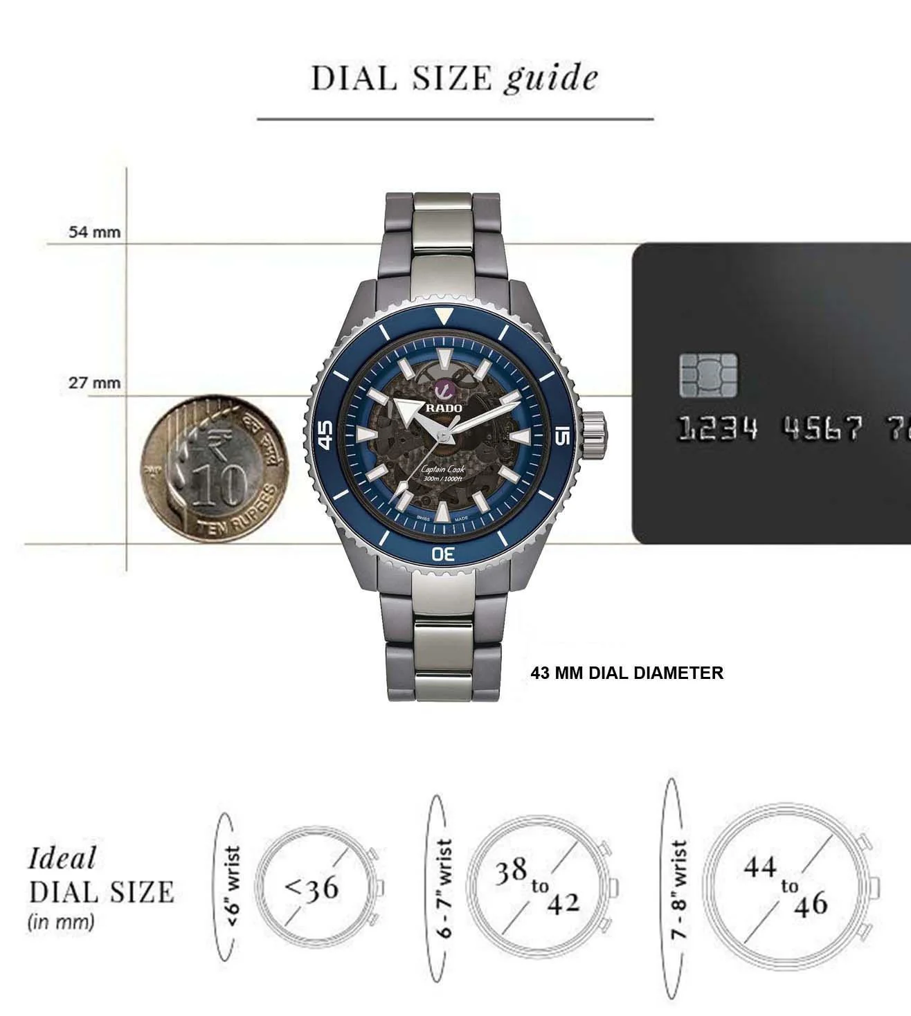 RADO Captain Cook HT Ceramic Watch for Men - R32128202 - Image 8