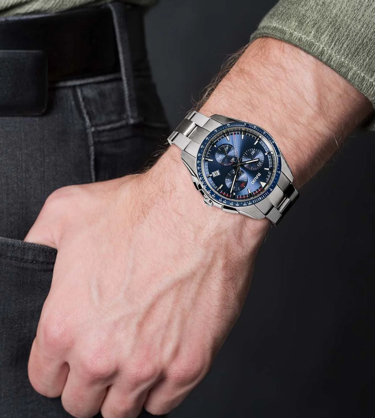 R32259203 | RADO HyperChrome Chronograph Watch for Men - Image 7
