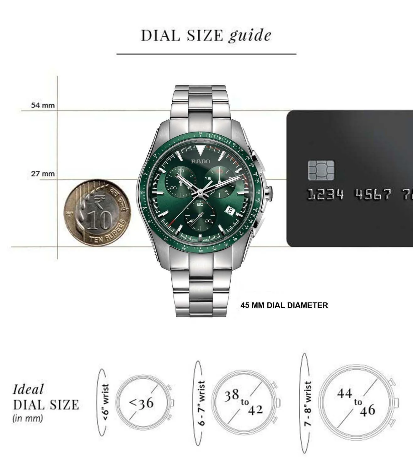 R32259313 | RADO HyperChrome Chronograph Watch for Men - Image 5