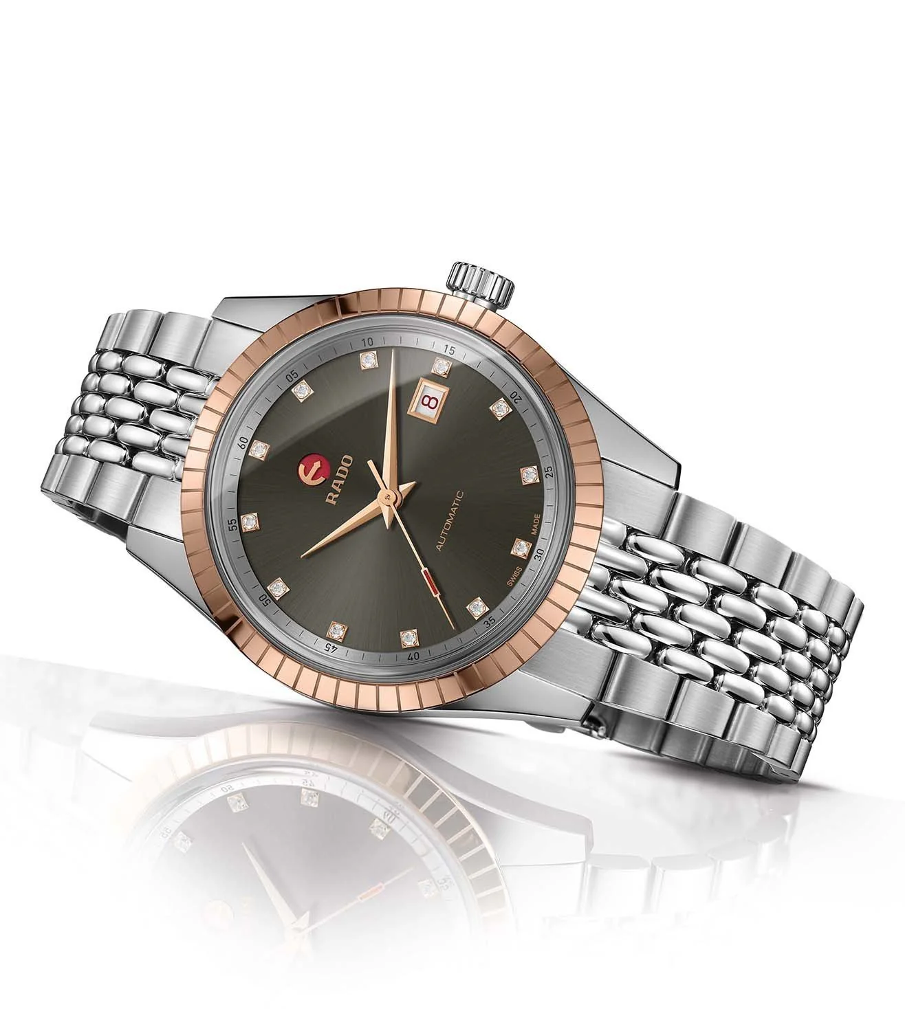 R33100703 RADO HyperChrome Classic Golden Horse Automatic Diamonds Watch for Men - Image 2