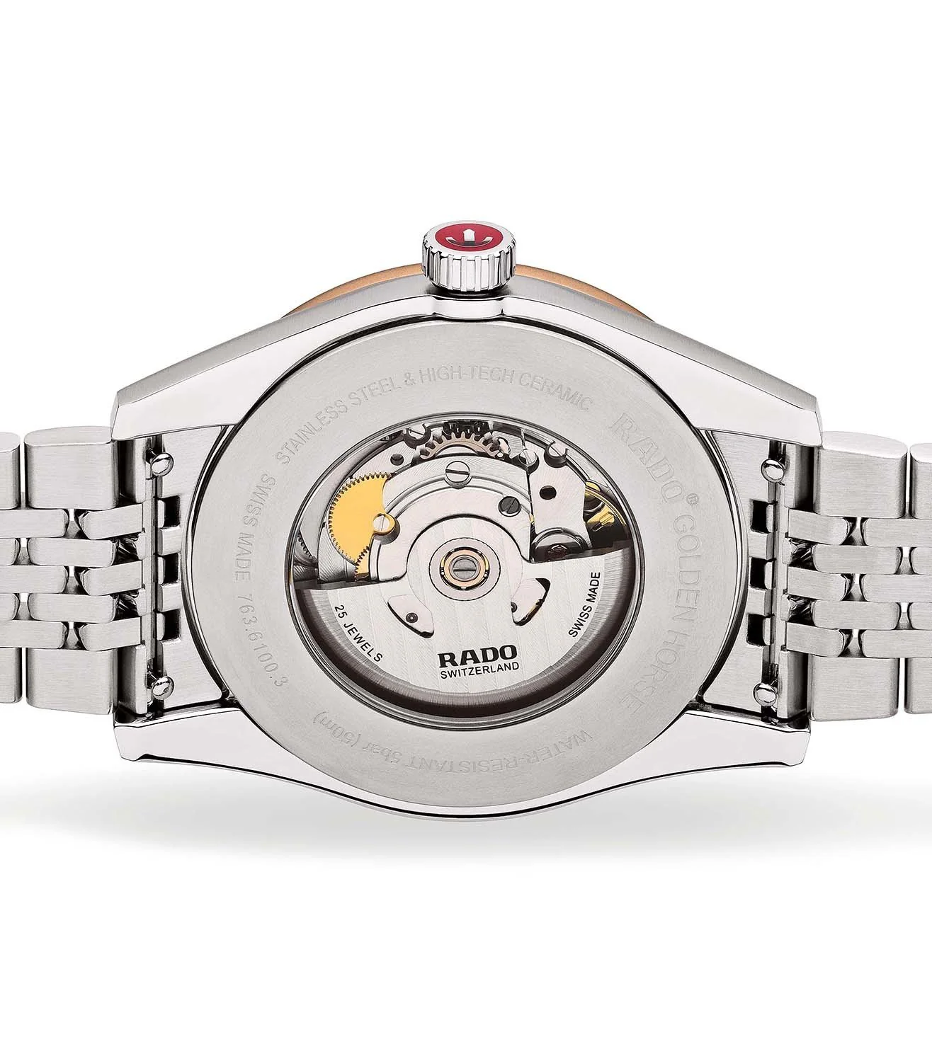 R33100703 RADO HyperChrome Classic Golden Horse Automatic Diamonds Watch for Men - Image 5