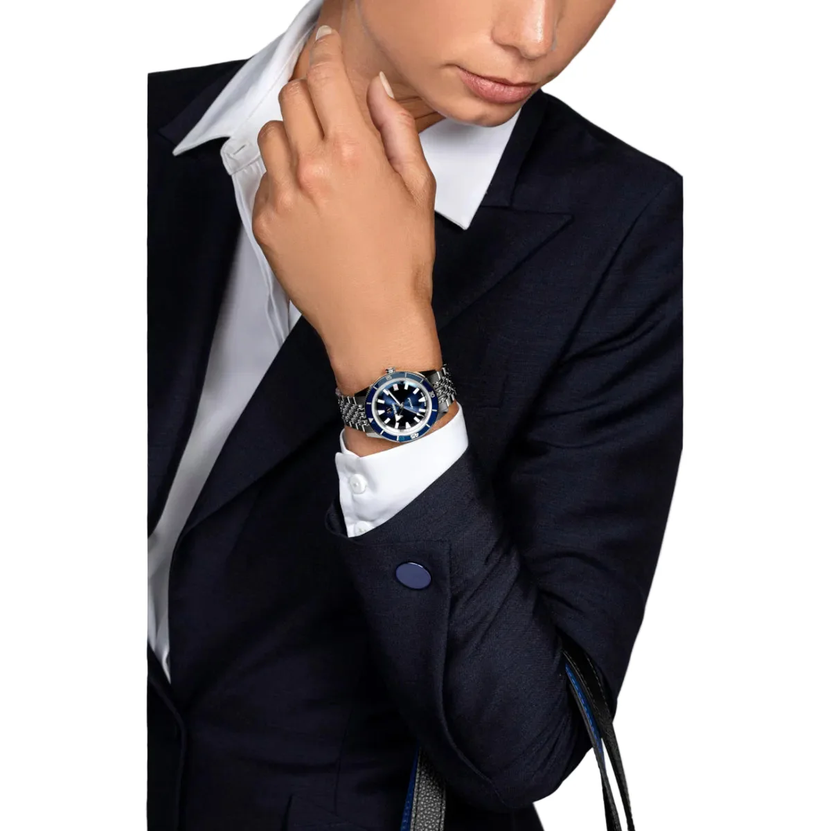 RADO Captain Cook Automatic Blue Dial Analog Unisex Watch R32500203 - Image 2