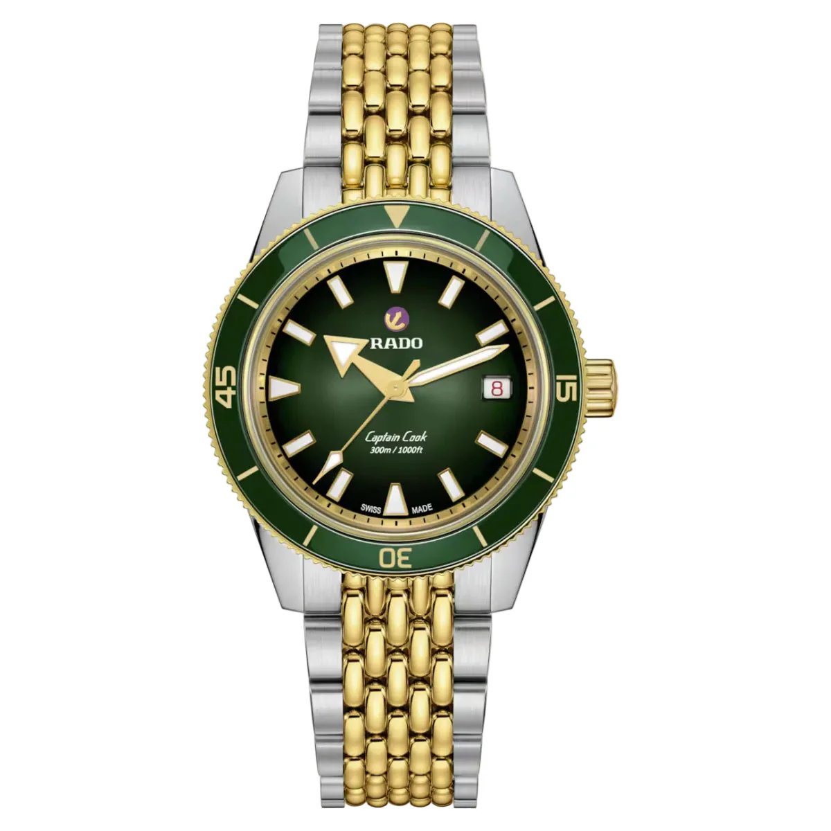RADO Captain Cook Automatic Green Dial Analog Men's Watch R32225313