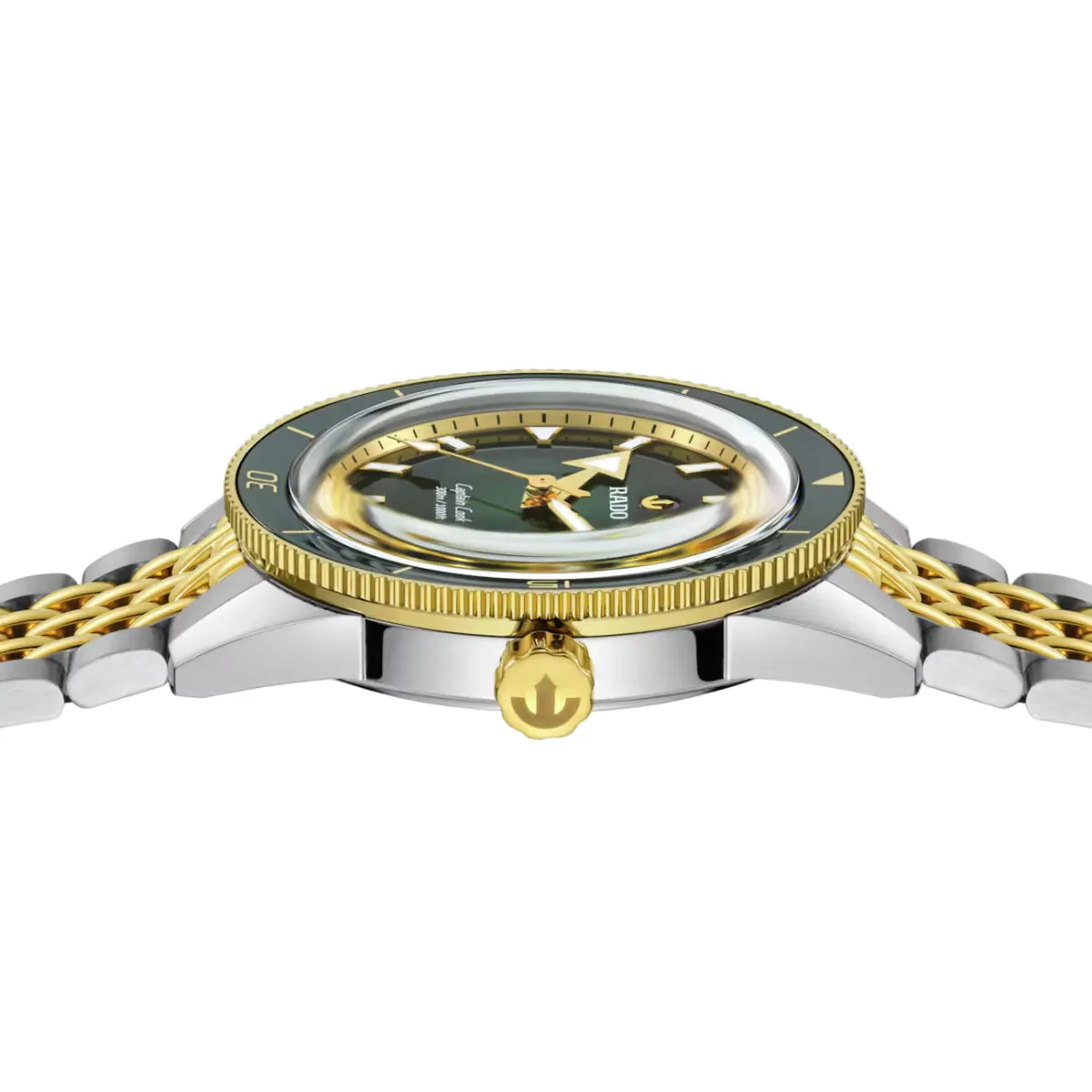 RADO Captain Cook Automatic Green Dial Analog Men's Watch R32225313 - Image 3