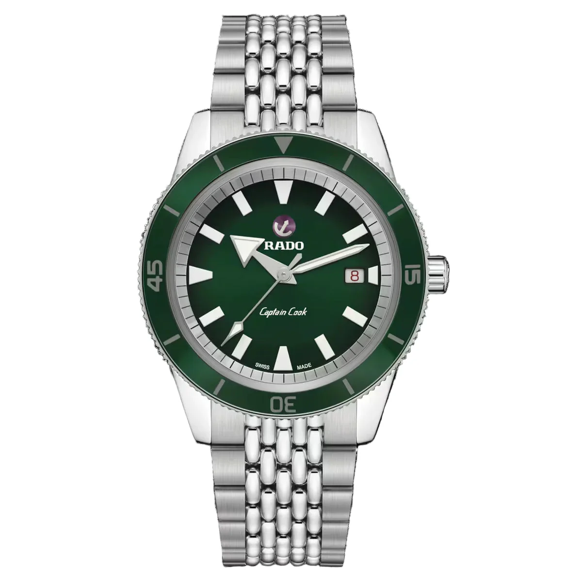 RADO Captain Cook Automatic Green Dial Analog Men's Watch R32505313