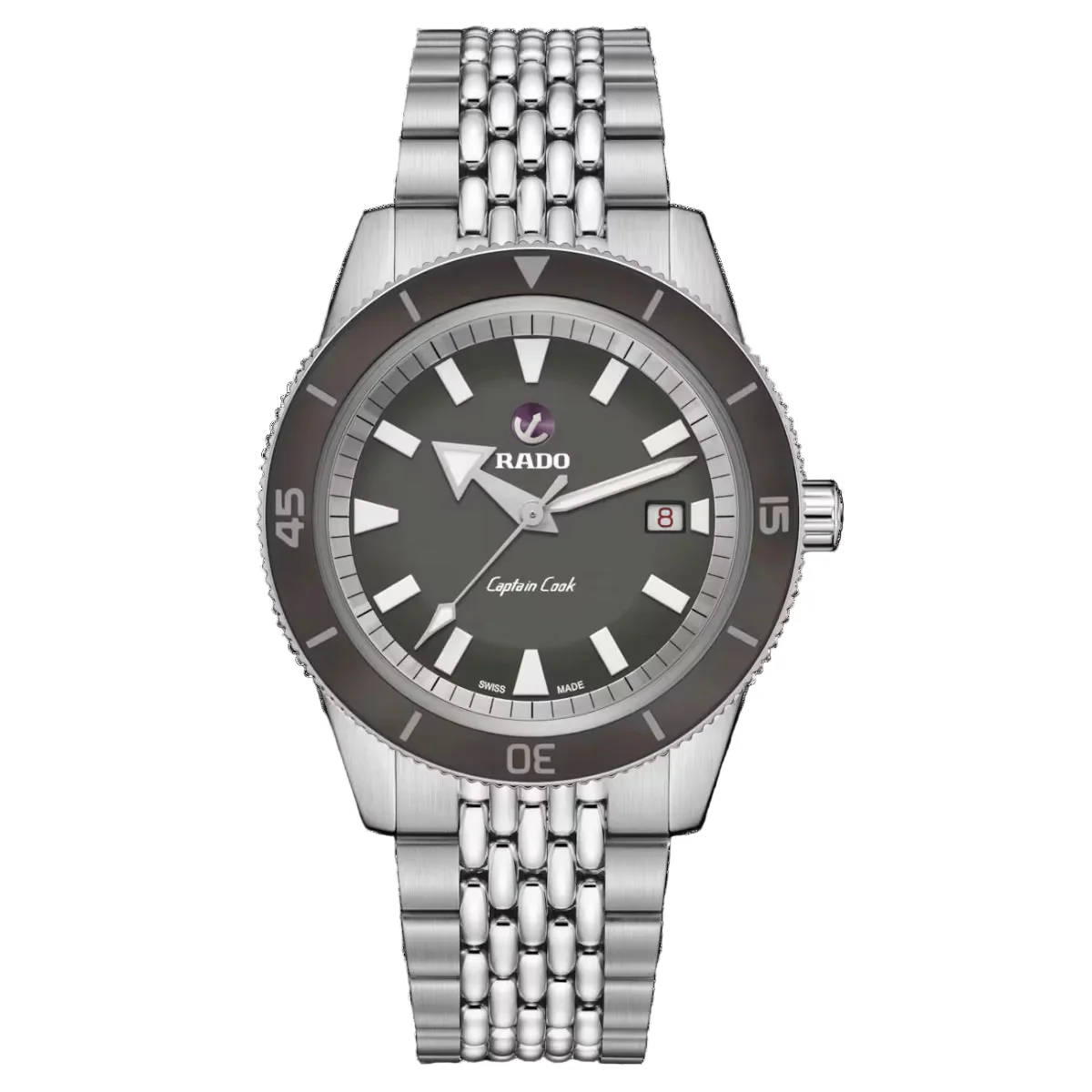 RADO Captain Cook Automatic Grey Dial Analog Men's Watch R32505019 - Image 3