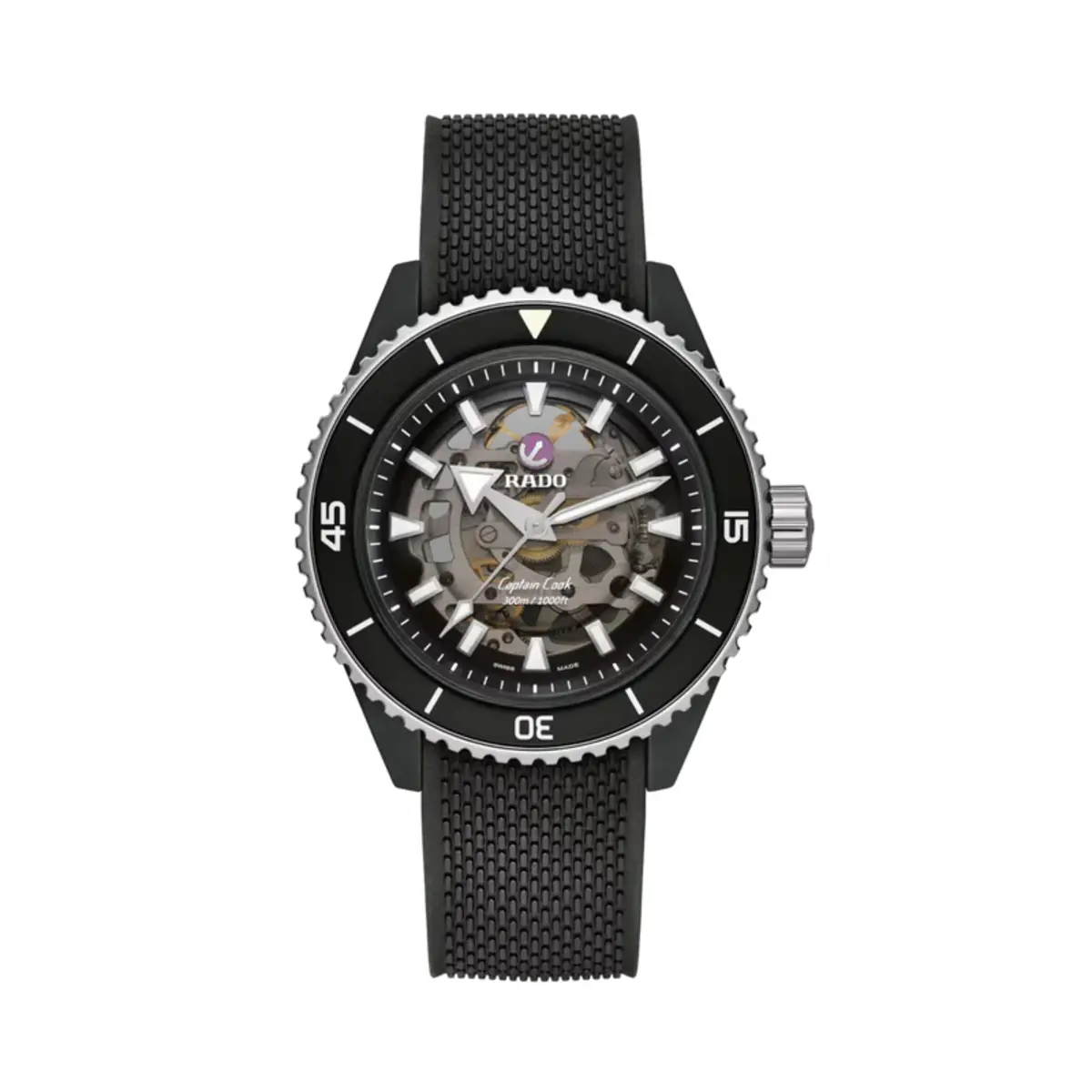 RADO Captain Cook High-Tech Ceramic Skeleton Men's Watch R32129168