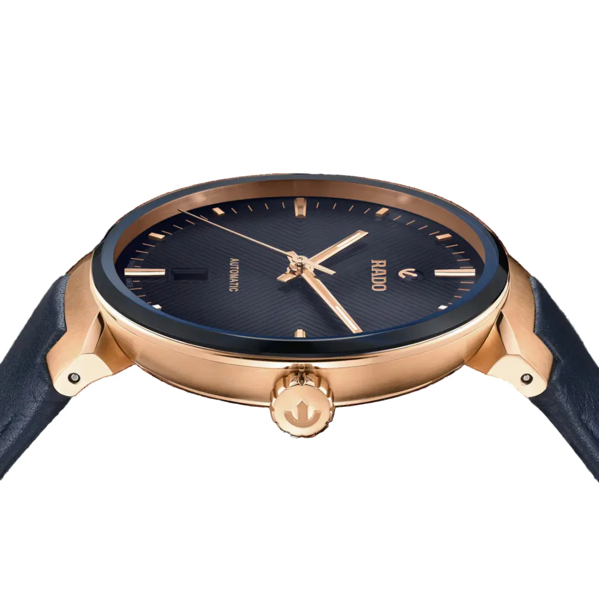 RADO Florence Automatic Blue Dial Leather Strap Unisex Watch - Image 3