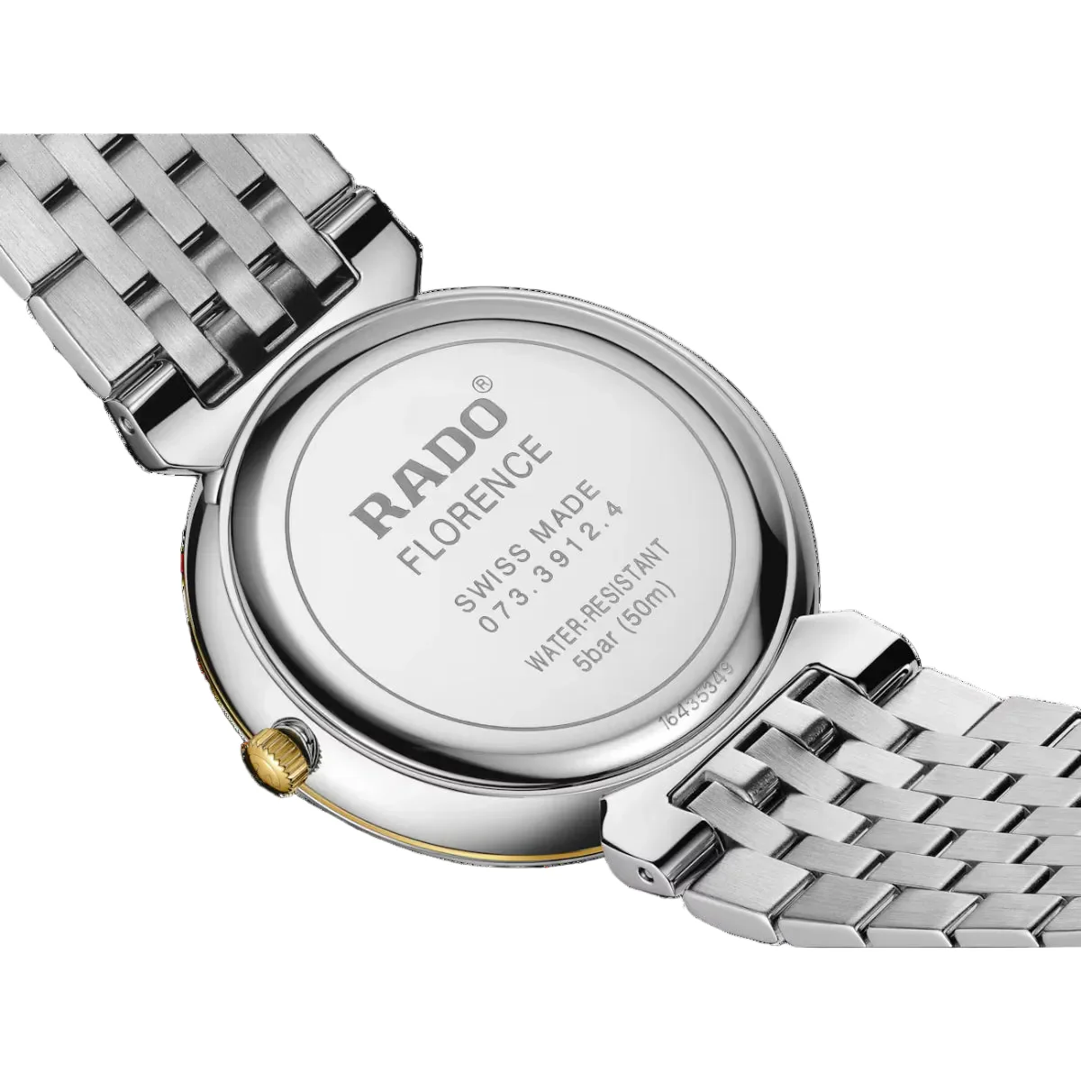 RADO Florence Diamonds Quartz Black Dial Analog Unisex Watch R48912743 - Image 5