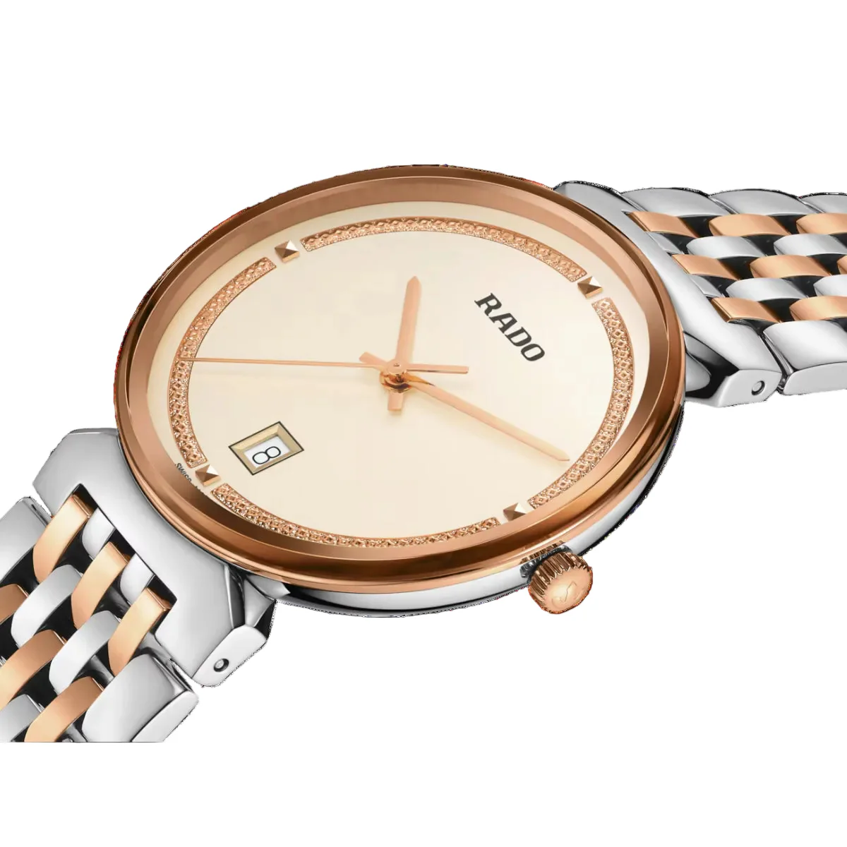 RADO Florence Quartz Champagne Dial Analog Women's Watch R48912403 - Image 2