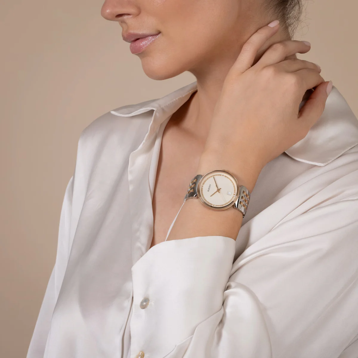 RADO Florence Quartz Champagne Dial Analog Women's Watch R48912403 - Image 3
