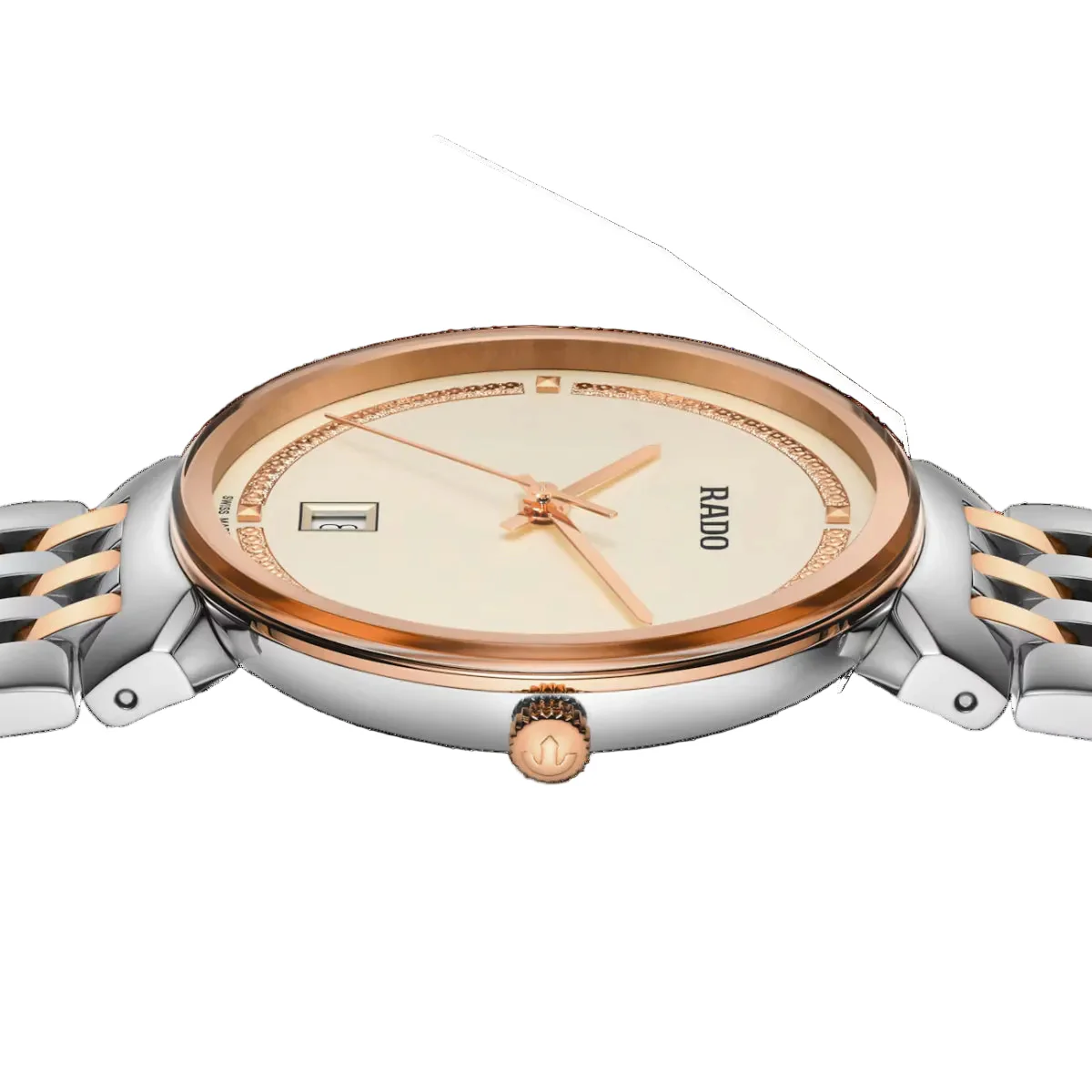 RADO Florence Quartz Champagne Dial Analog Women's Watch R48912403 - Image 4
