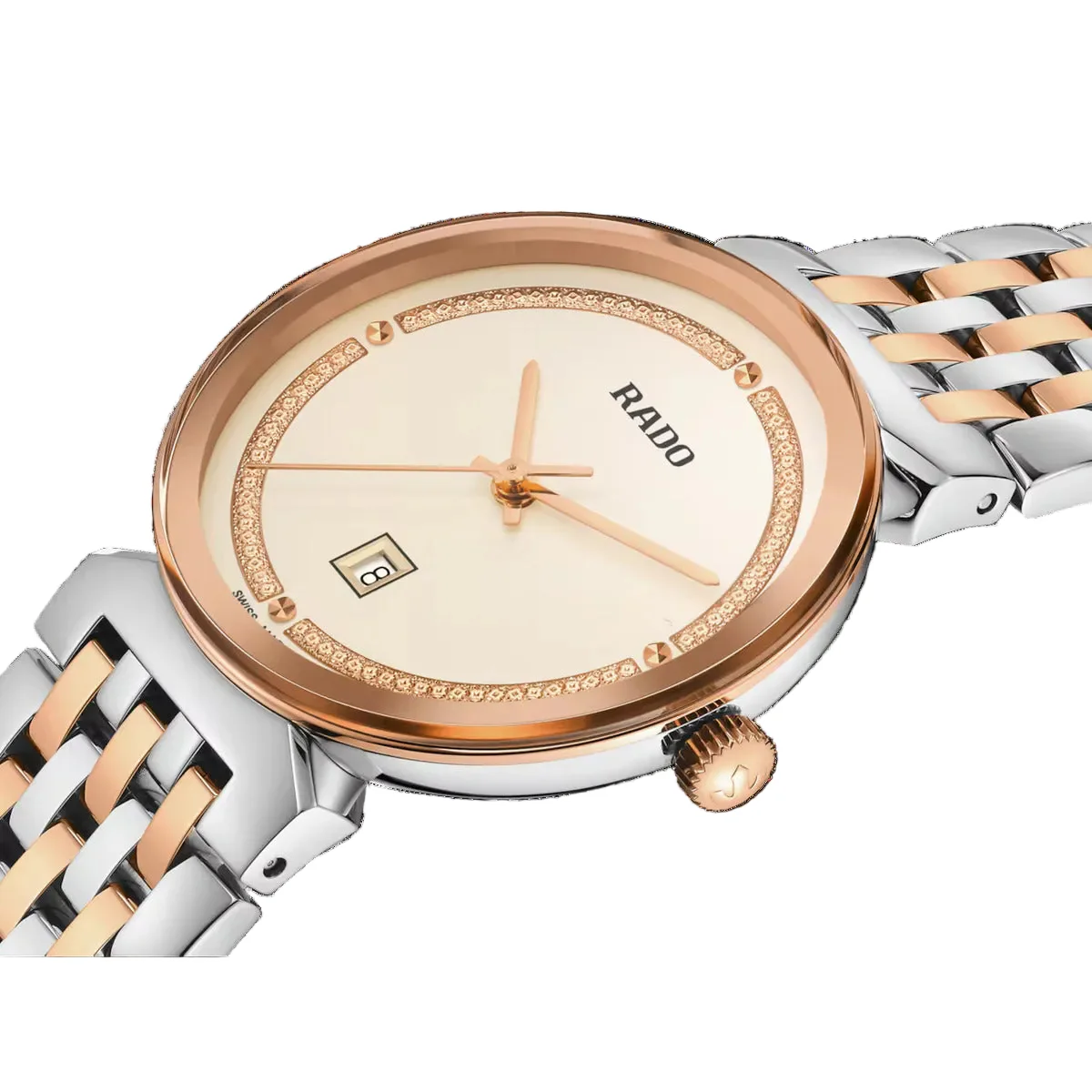 RADO Florence Quartz Champagne Dial Analog Women's Watch R48913403 - Image 3