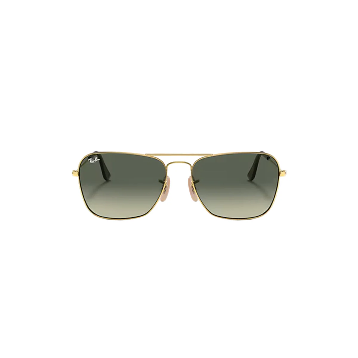 Ray-Ban RB3136 181/71 58 Polished Arista Gold Caravan Sunglasses – Classic Metal Frame