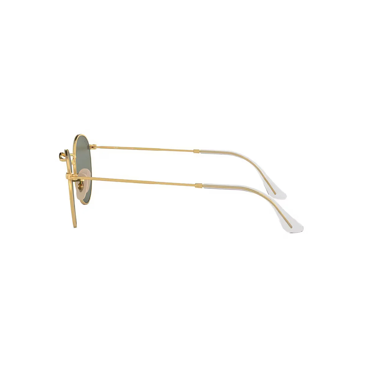 Ray-Ban RB3447 001 Round Metal Sunglasses – Gold Frame, 50mm Medium Size" - Image 3