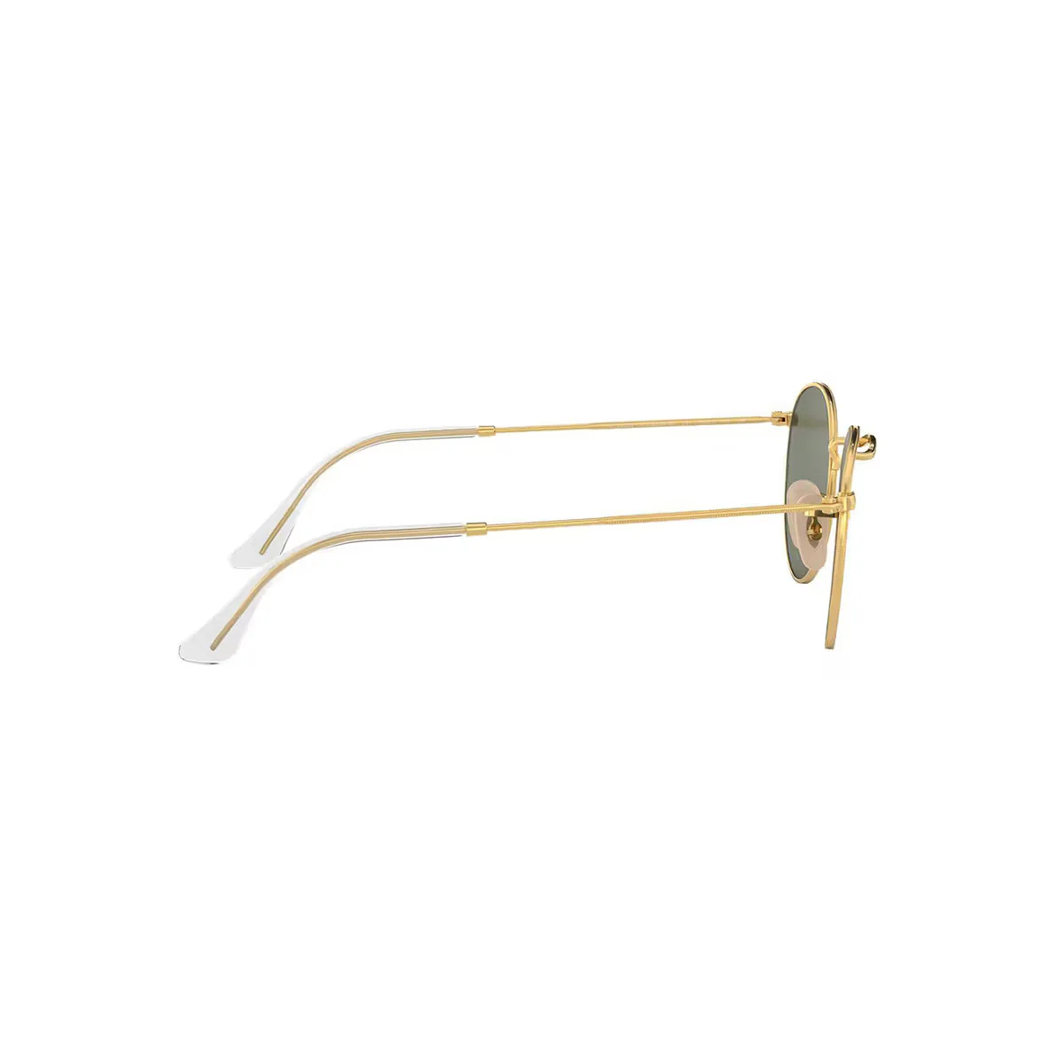 Ray-Ban RB3447 001 Round Metal Sunglasses – Gold Frame, 50mm Medium Size" - Image 4