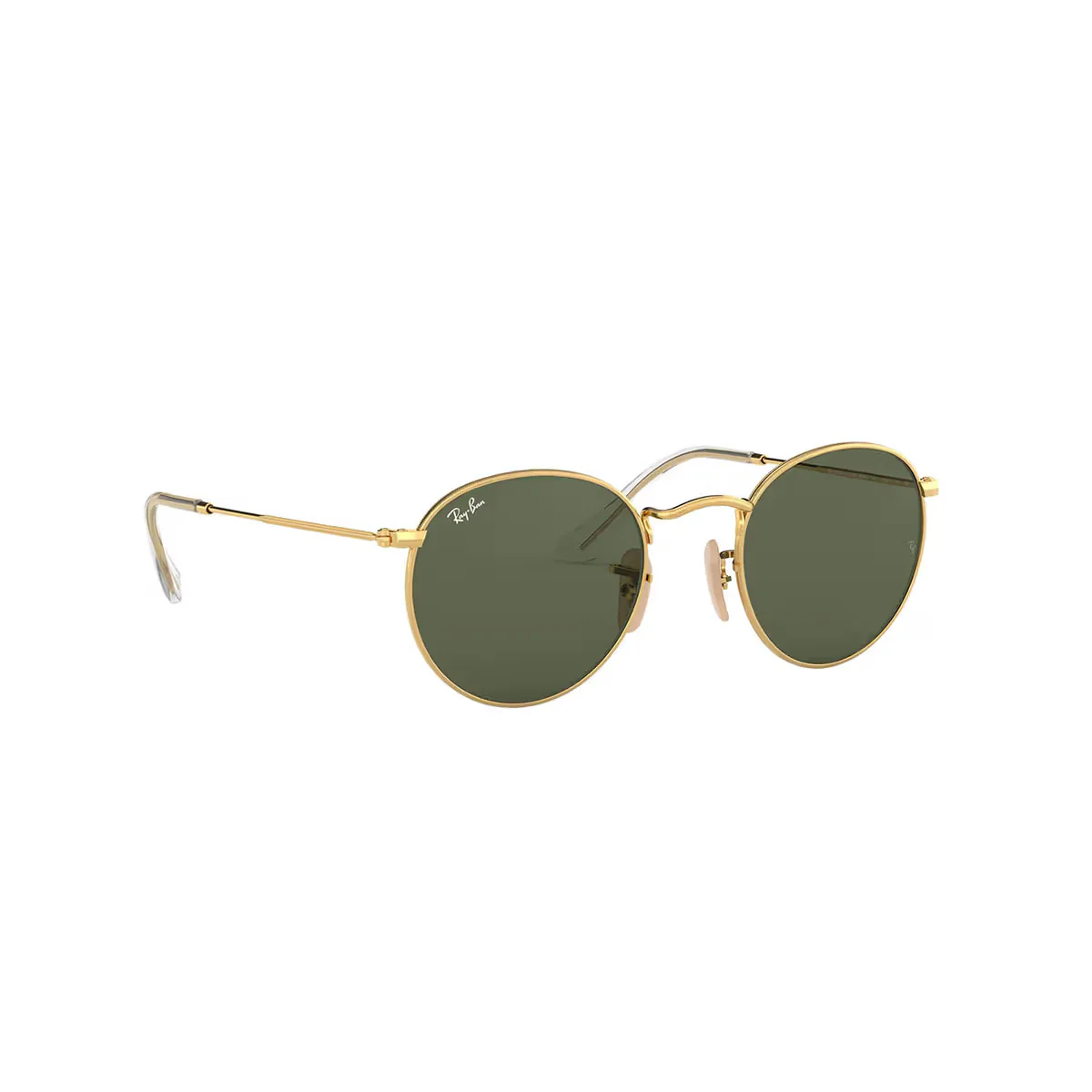 Ray-Ban RB3447 001 Round Metal Sunglasses – Gold Frame, 50mm Medium Size" - Image 5